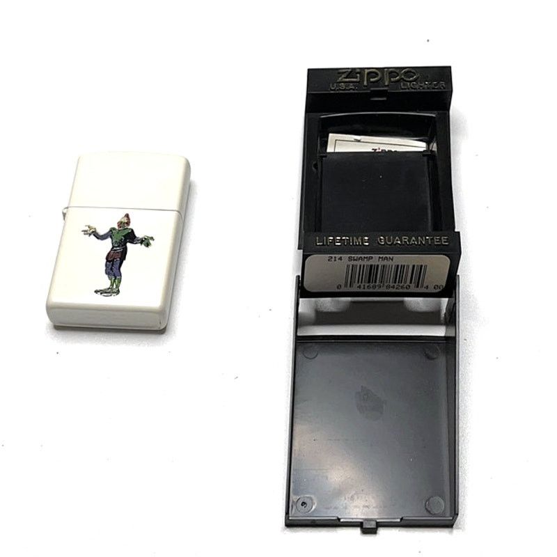 Zippo RARE VINTAGE ZIPPO - Swam Man - Matte White - 1997 XIII NIB Size ONE SIZE - 2 Thumbnail