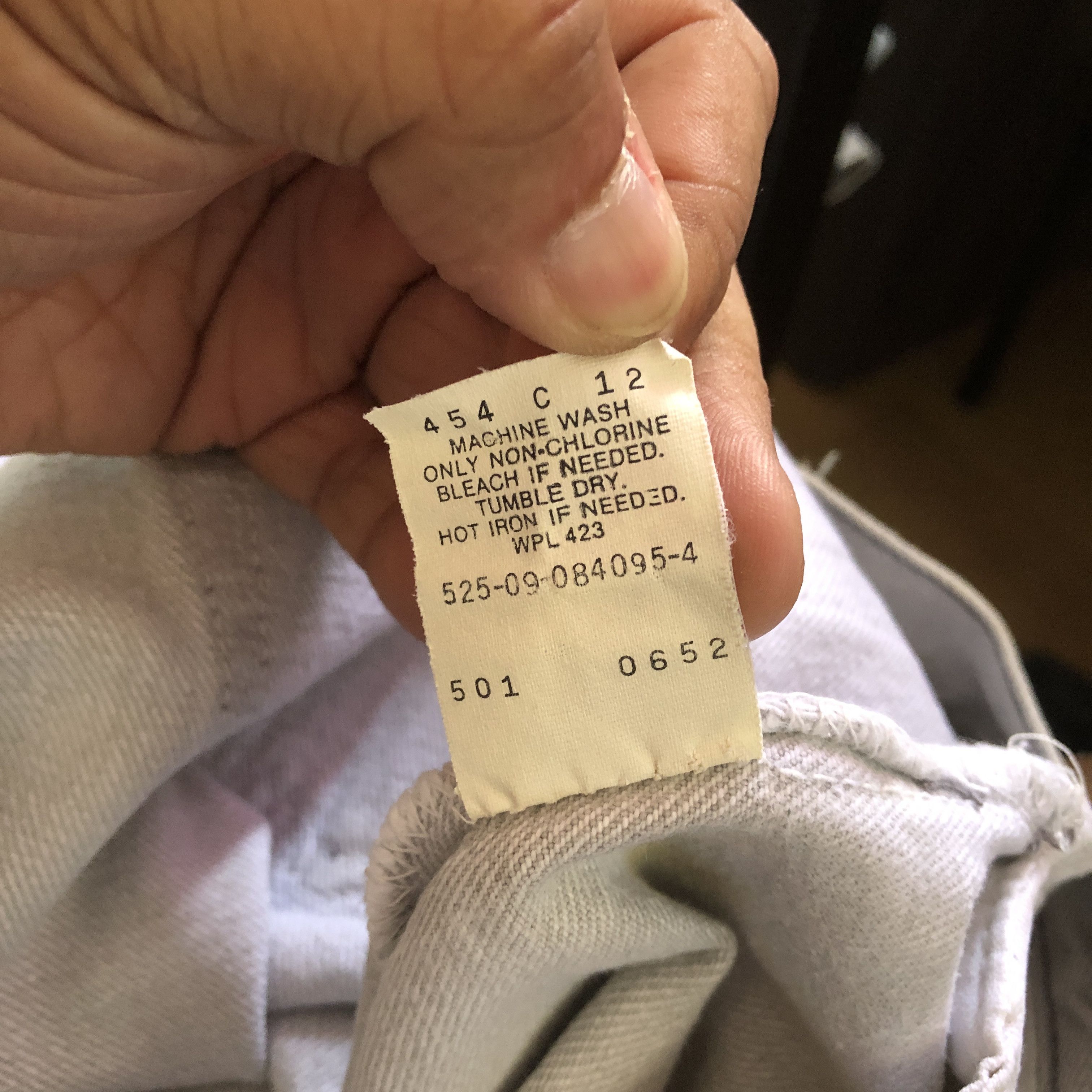 Levi's Vintage Levis 501 Gray Jeans Levi's Button Fly Faded Denim Size US 34 / EU 50 - 9 Thumbnail