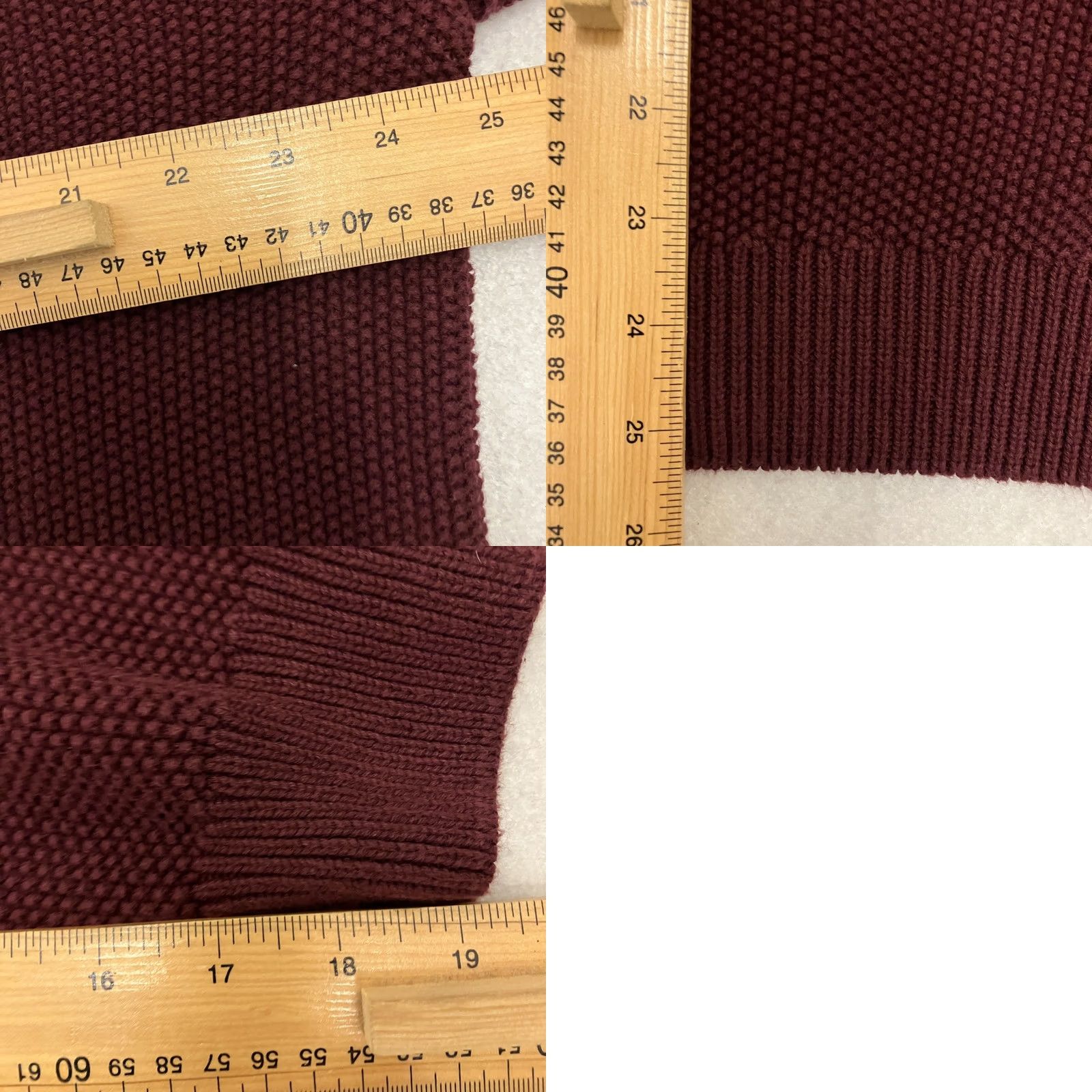 Chaps VINTAGE Chaps Jumper Mens XL Burgundy Button Neck Elbow Patches Knit Cotton Knit Pullover Shirt? Size US XL / EU 56 / 4 - 8 Thumbnail