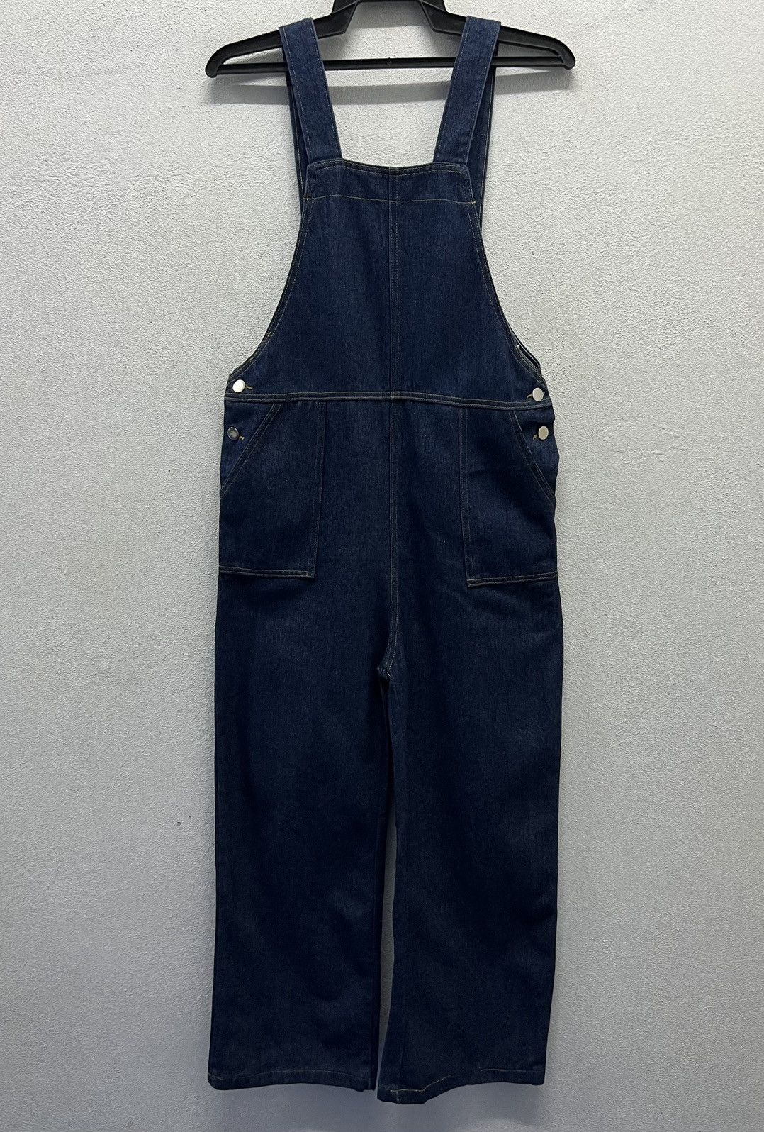 Vintage Vintage Inspired Dark Wash Denim Overalls Gossip Los Angeles Size US 35 - 1 Thumbnail