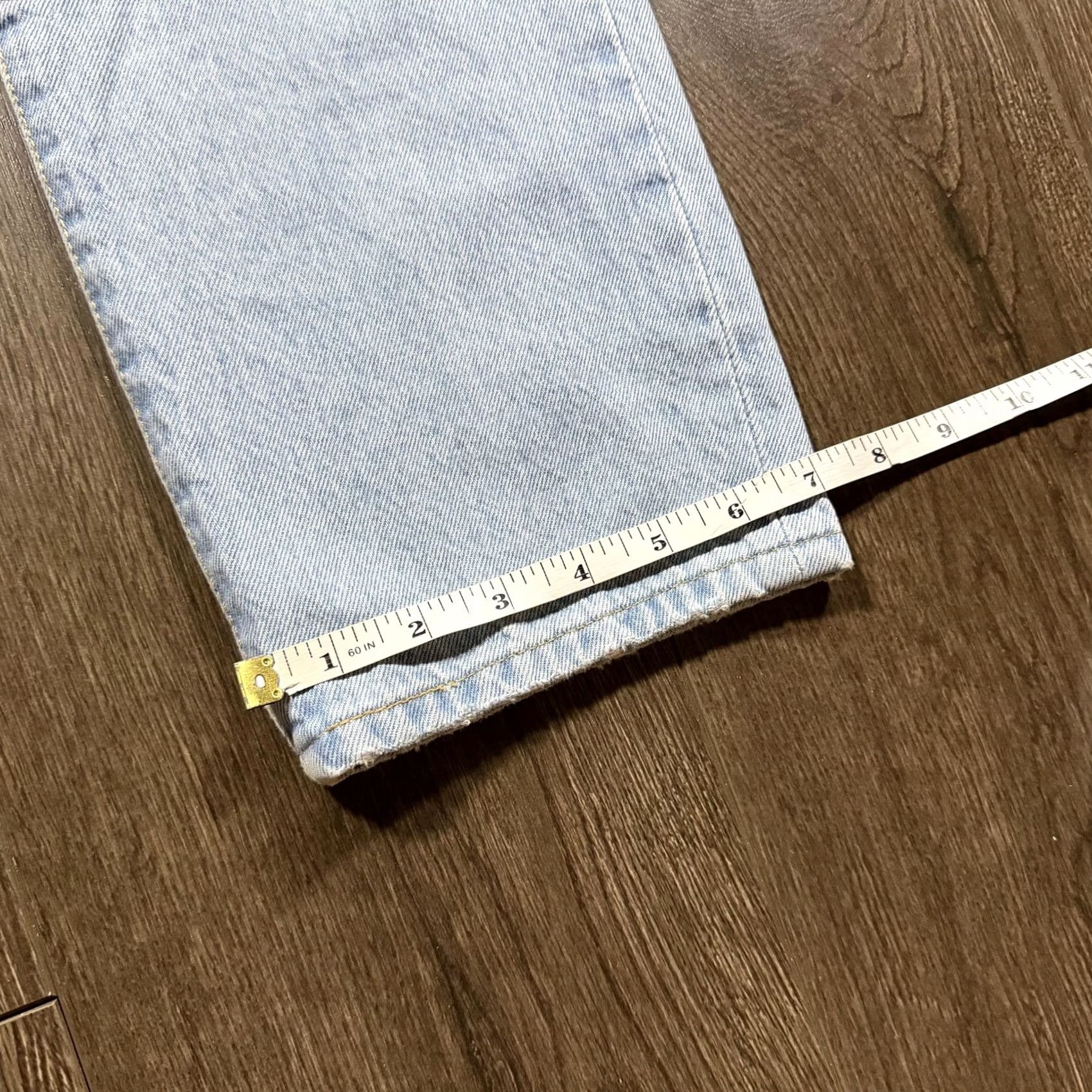 Levi's Levi's 501 Premium Jeans 31x30 Light Blue Regular Straight Denim Button Fly Mens Jeans Reg Straight Denim Size US 31 - 6 Thumbnail