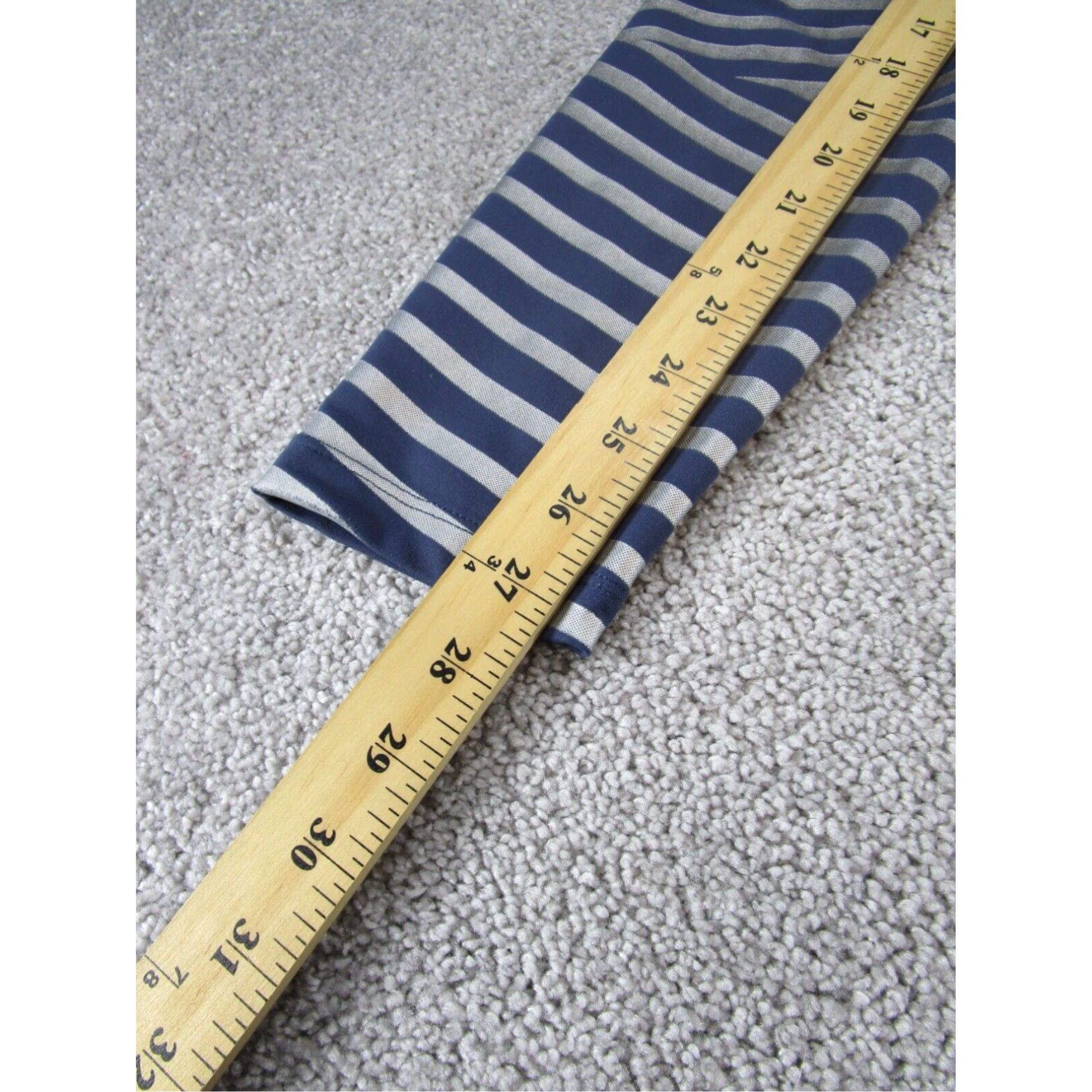 Nike Nike Dri Fit Blue Silver Striped Compression Leggings Women's Small Size 28" / US 6 / IT 42 - 7 Thumbnail