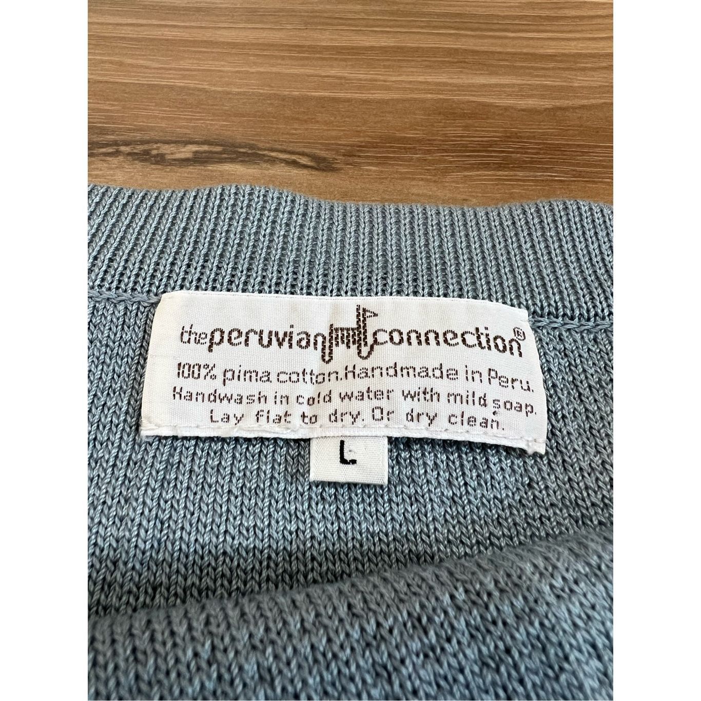 Other Peruvian Connection Knit Skirt Bodycon Stretch 100% Pima Cot Size 34" / US 12 / IT 48 - 3 Thumbnail