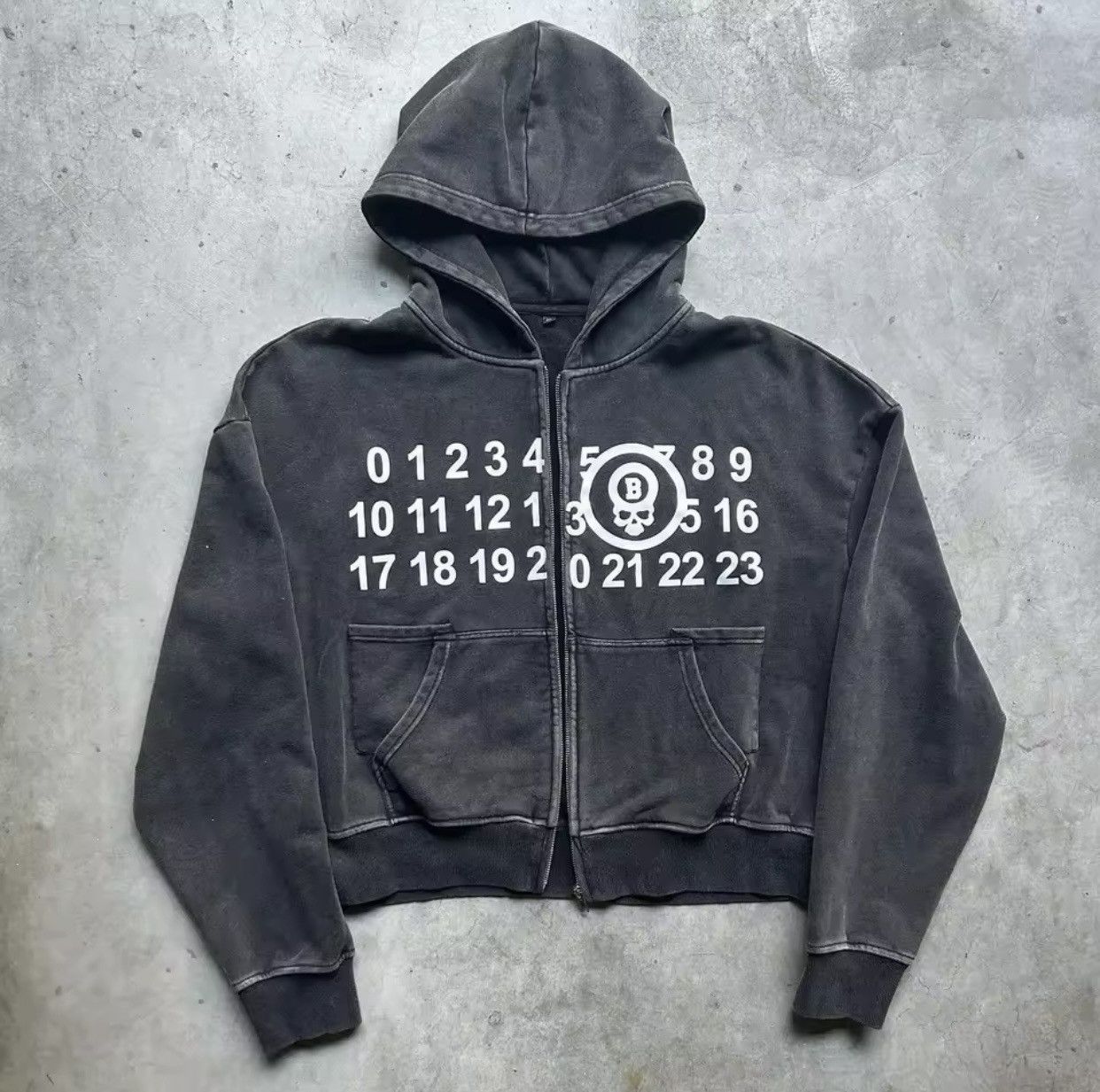 Y2k Zipper Cardigan Hoodie Streetwear