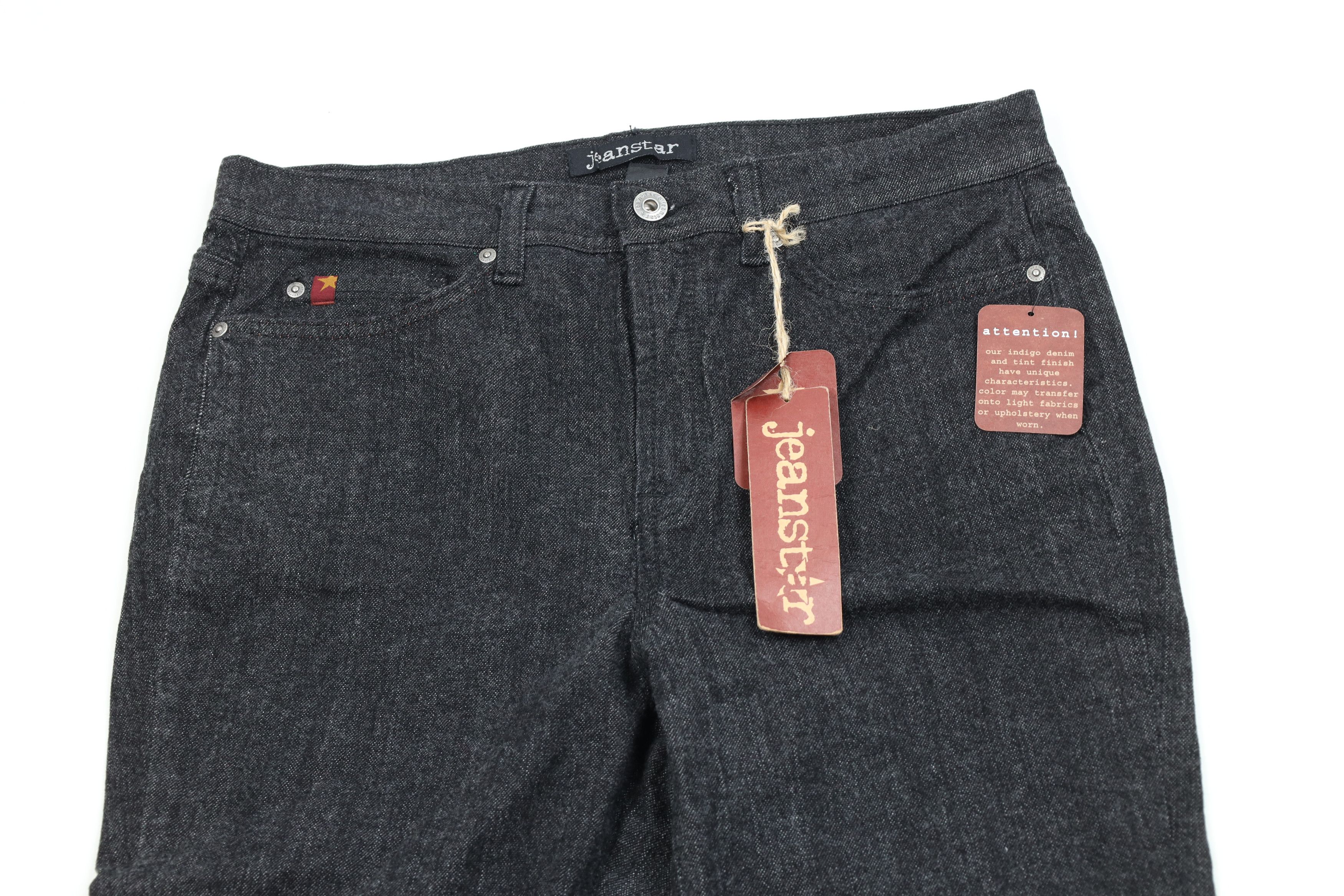 Vintage Deadstock Vintage Y2K Babydoll Flared Wide Leg Denim Jeans Size 32" / US 10 / IT 46 - 2 Thumbnail