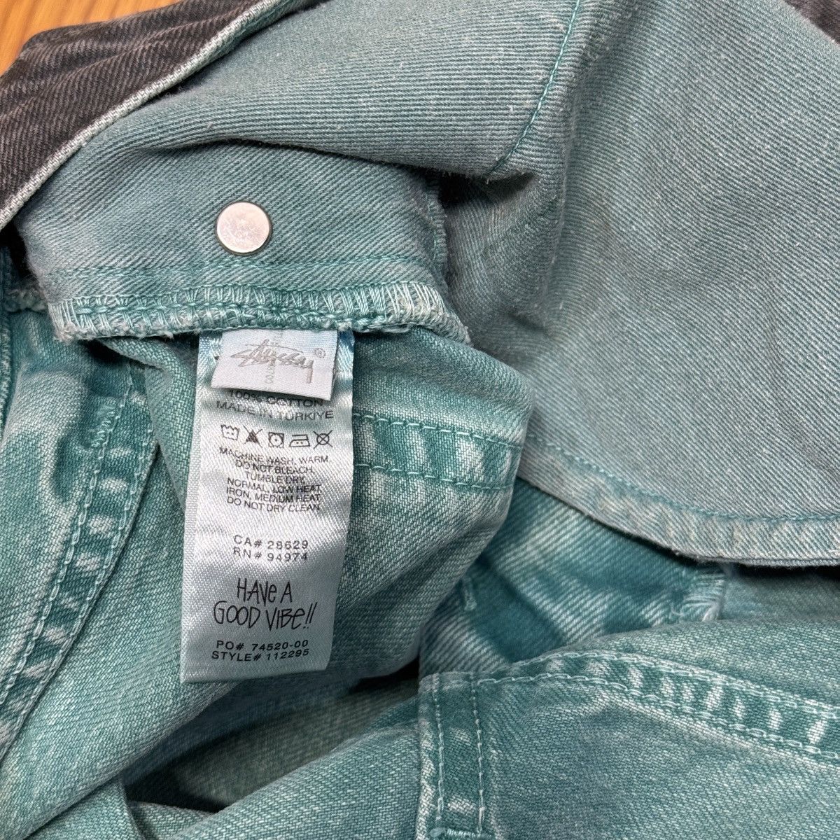 Stussy Stussy Spray Dye Big Ol Jean Shorts Size US 28 / EU 44 - 9 Thumbnail