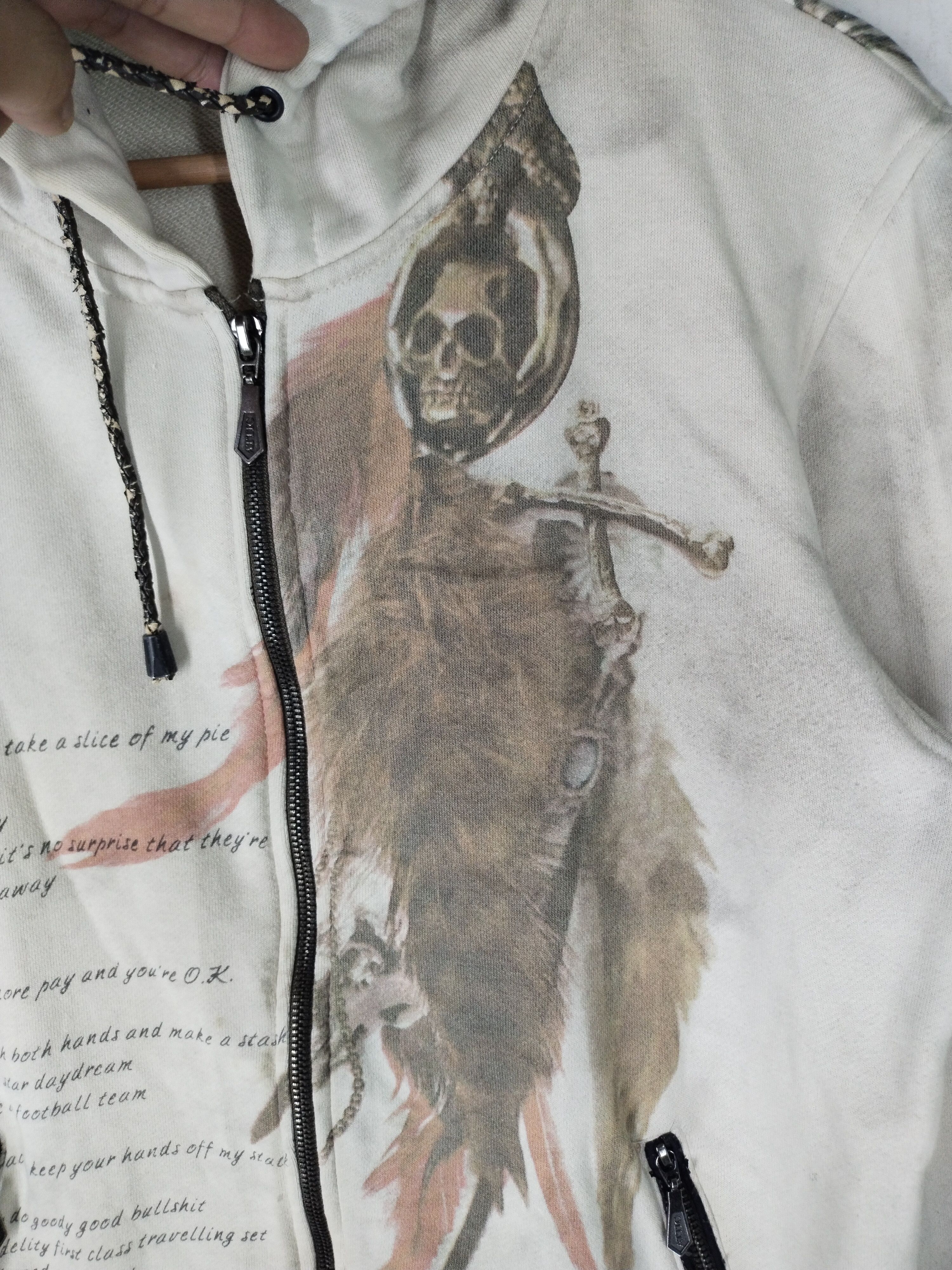 In The Attic Vtg In The Attic Skulls Design Hoodie Size US M / EU 48-50 / 2 - 6 Thumbnail