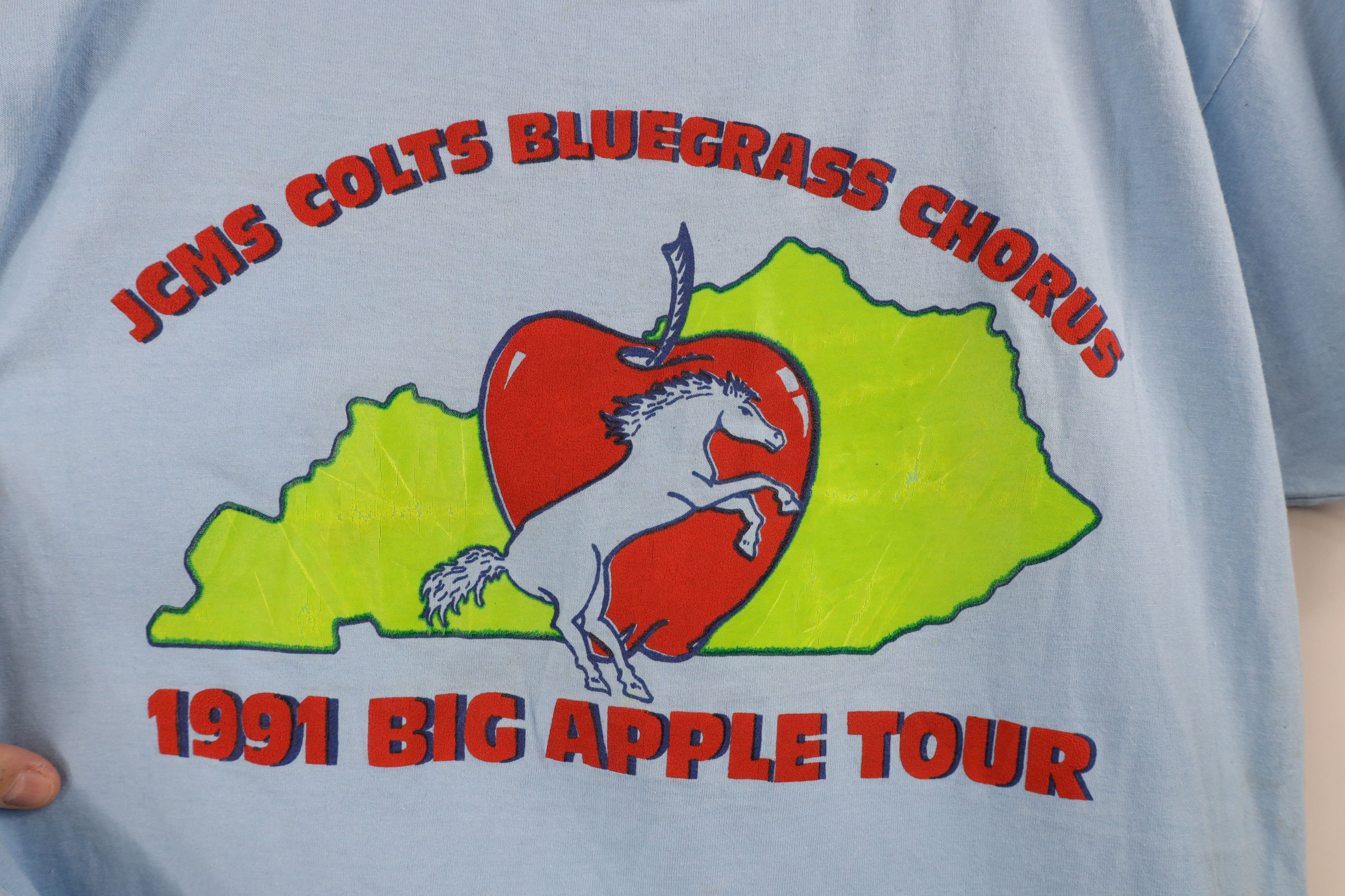 Vintage Vintage 90s Chorus Big Apple New York Tour T-Shirt USA Size US L / EU 52-54 / 3 - 4 Thumbnail