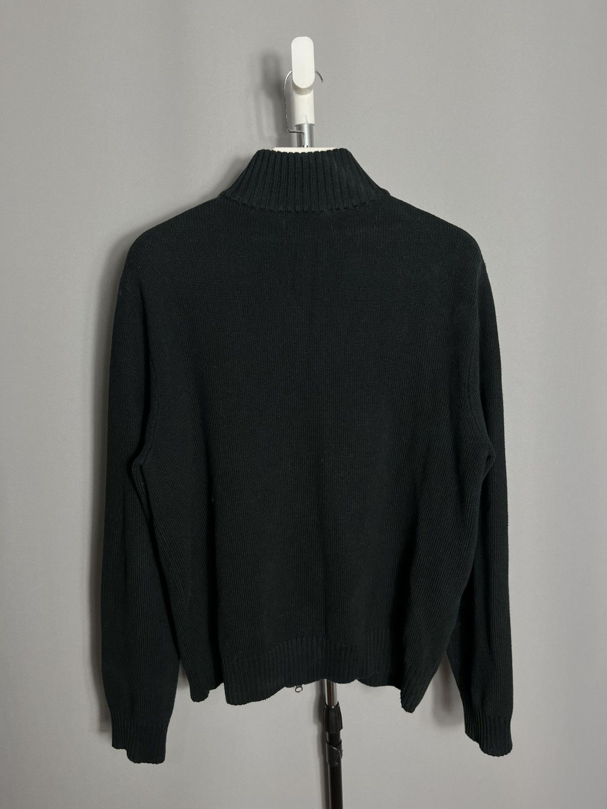 Polo Ralph Lauren Polo Ralph Lauren sweater full zip knit mens black vintage Size US XL / EU 56 / 4 - 7 Thumbnail