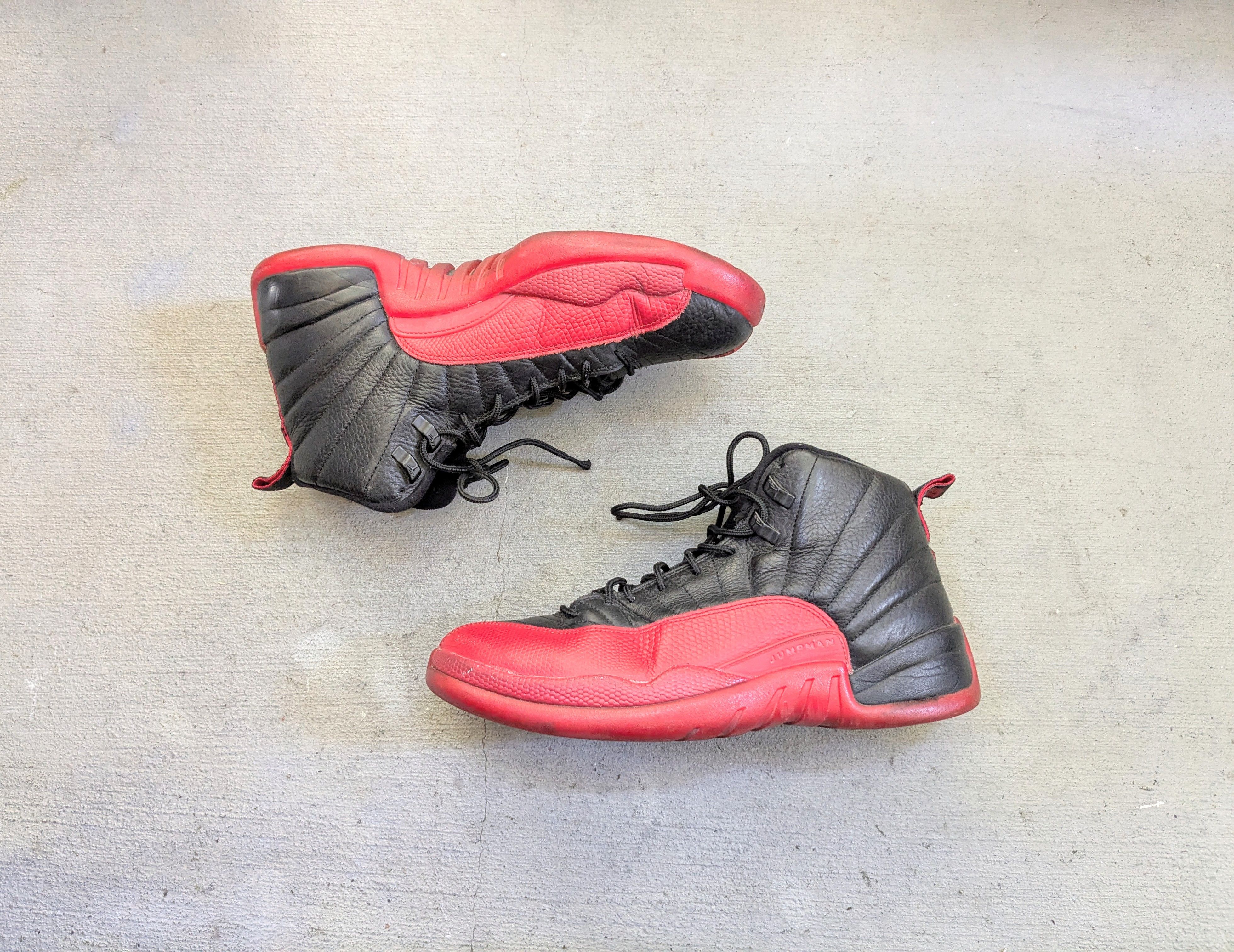 Nike Air Jordan 12 Retro Flu Game 130690-002 Black Red