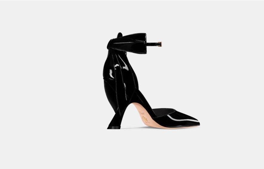 Dior o1w1db10325 KCV1 Mlle Pumps in Black Size US 6 / IT 36 - 3 Thumbnail