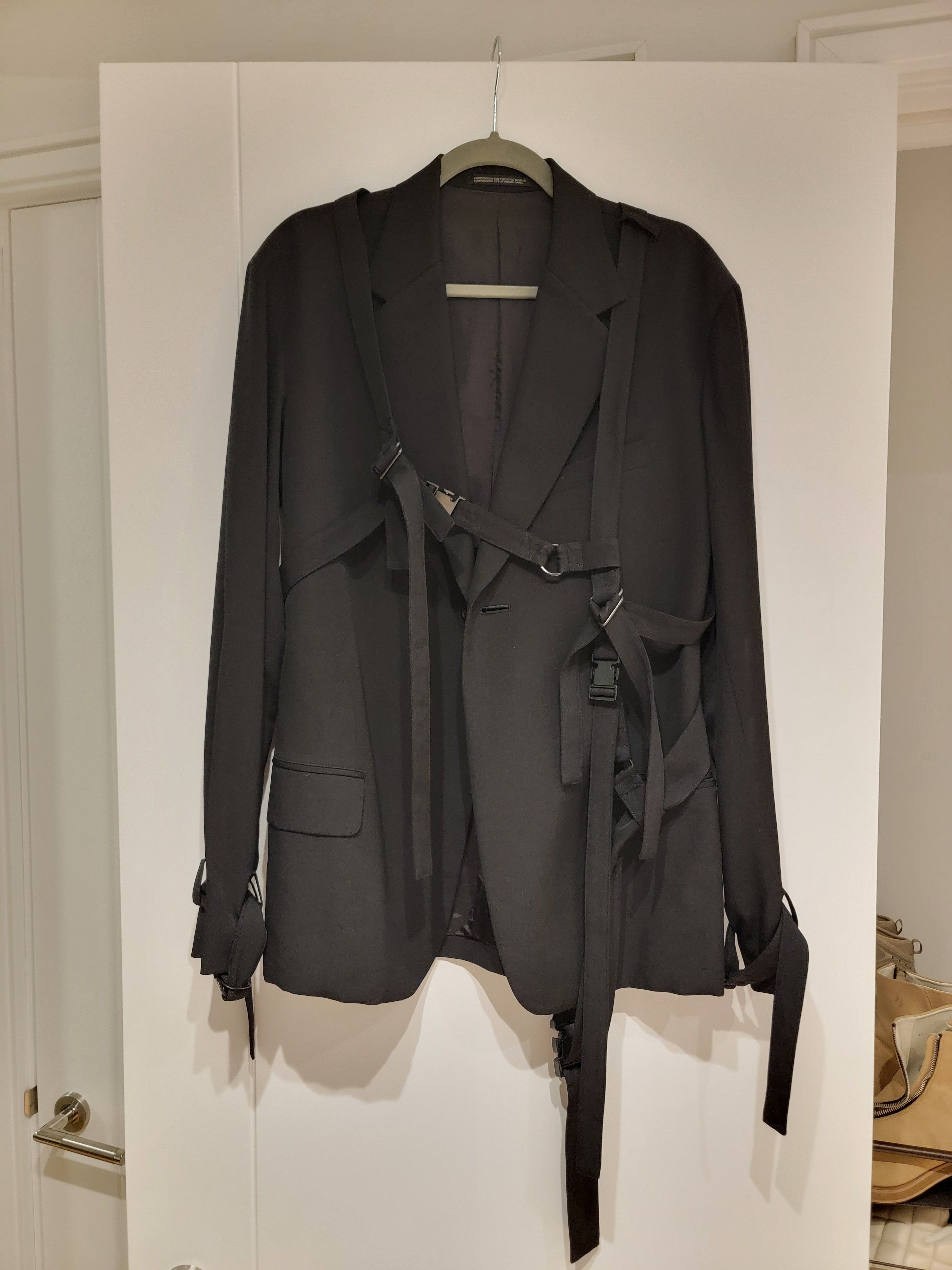 Yohji Yamamoto Yohji Yamamoto FW16 Bondage Blazer Size 38R - 6 Thumbnail