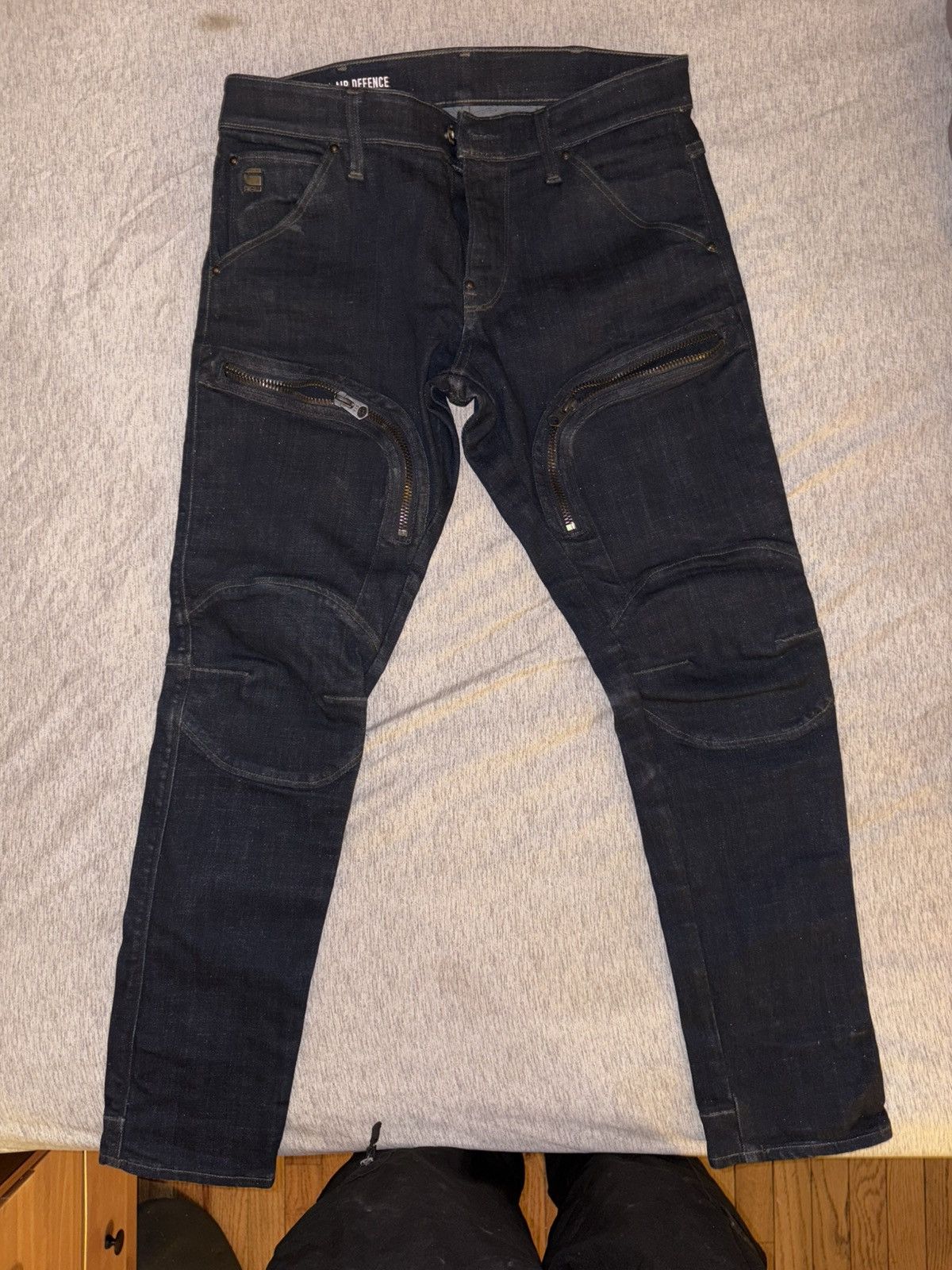 G-Star AIR DEFENCE ZIP SKINNY JEANS Size US 32 / EU 48 - 2 Thumbnail