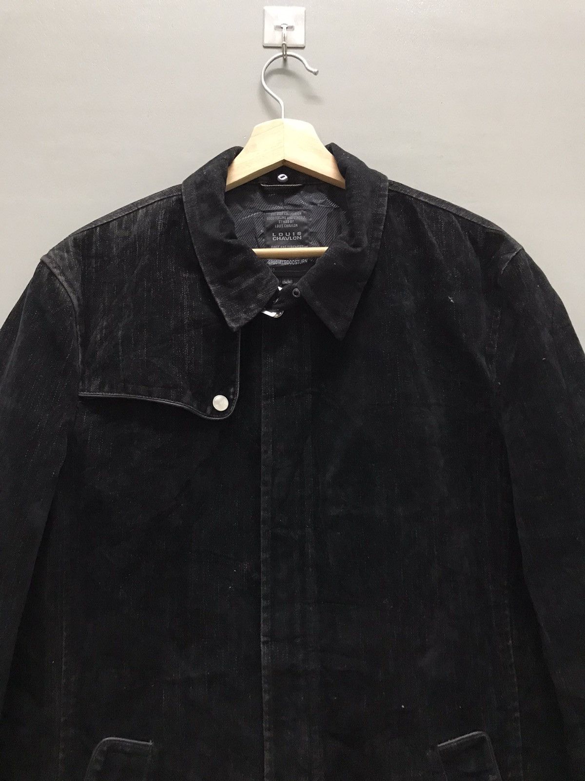 Japanese Brand Vintage Louis Chavlon Japanese Velvet Denim Jacket Size US XL / EU 56 / 4 - 2 Thumbnail