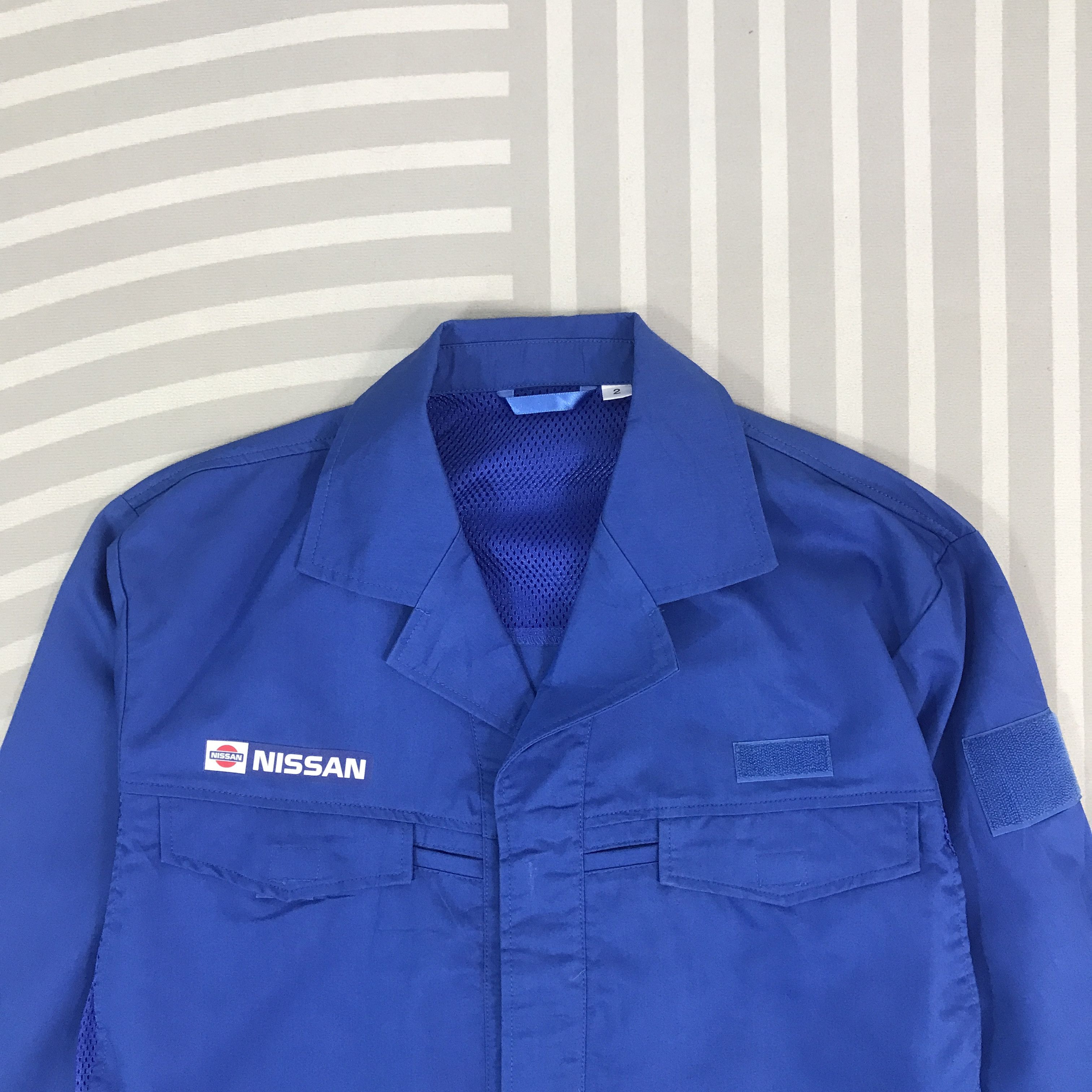 Japanese Brand Vtg Nissan Racing motorsport uniforms Japan custom Jacket Size US L / EU 52-54 / 3 - 2 Thumbnail