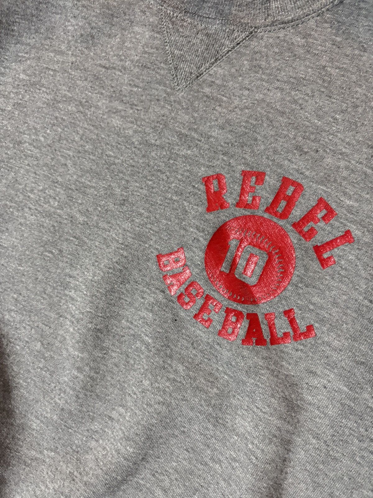 Russell Athletic VTG 90s Russell Rebel Crewneck Sweatshirt Made In USA Gray Size US XL / EU 56 / 4 - 2 Thumbnail