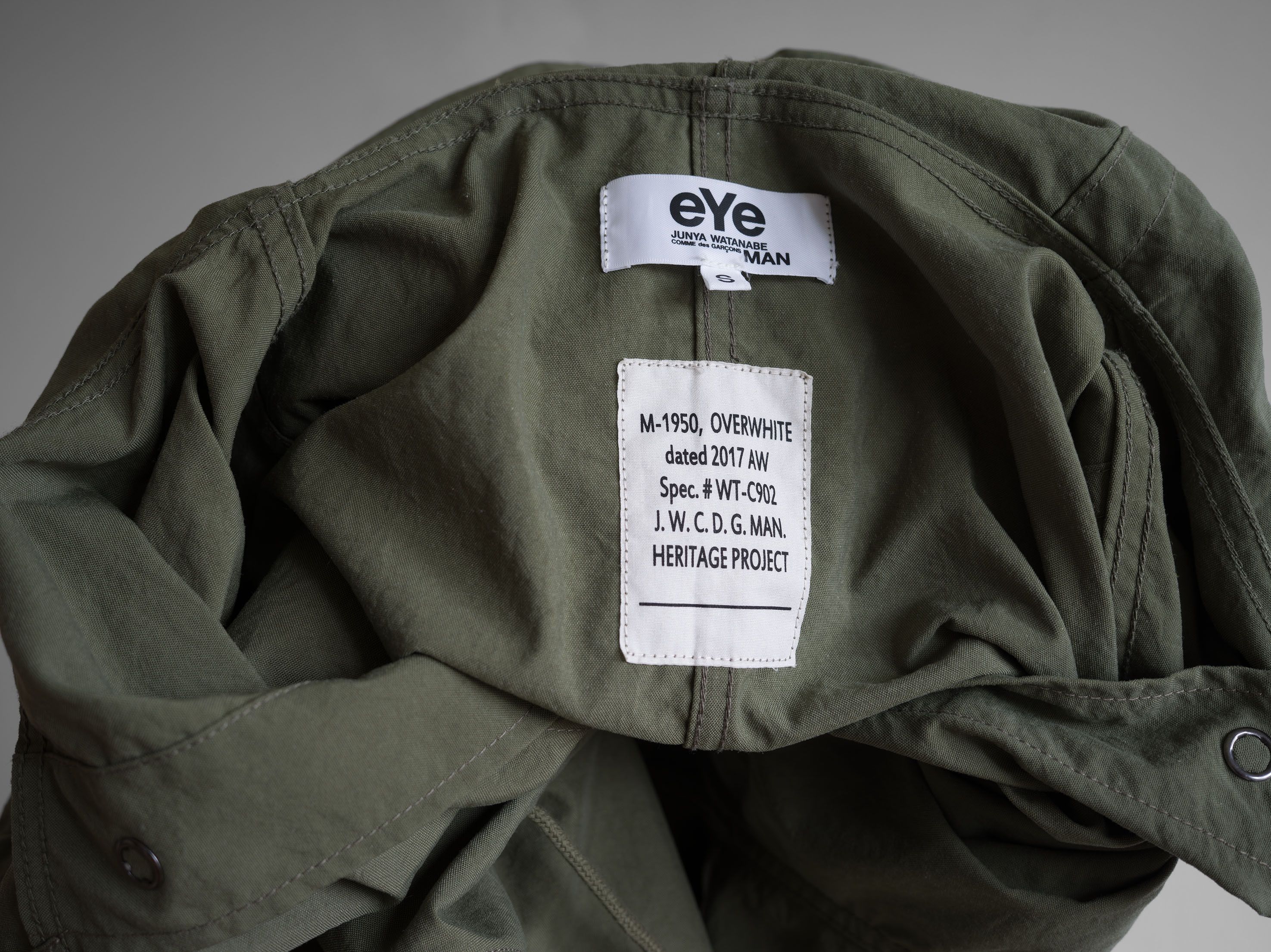 Junya Watanabe AW2017 eYe JUNYA WATANABE MAN WASHED NYLON FISHTAIL PARKA Size US M / EU 48-50 / 2 - 7 Thumbnail