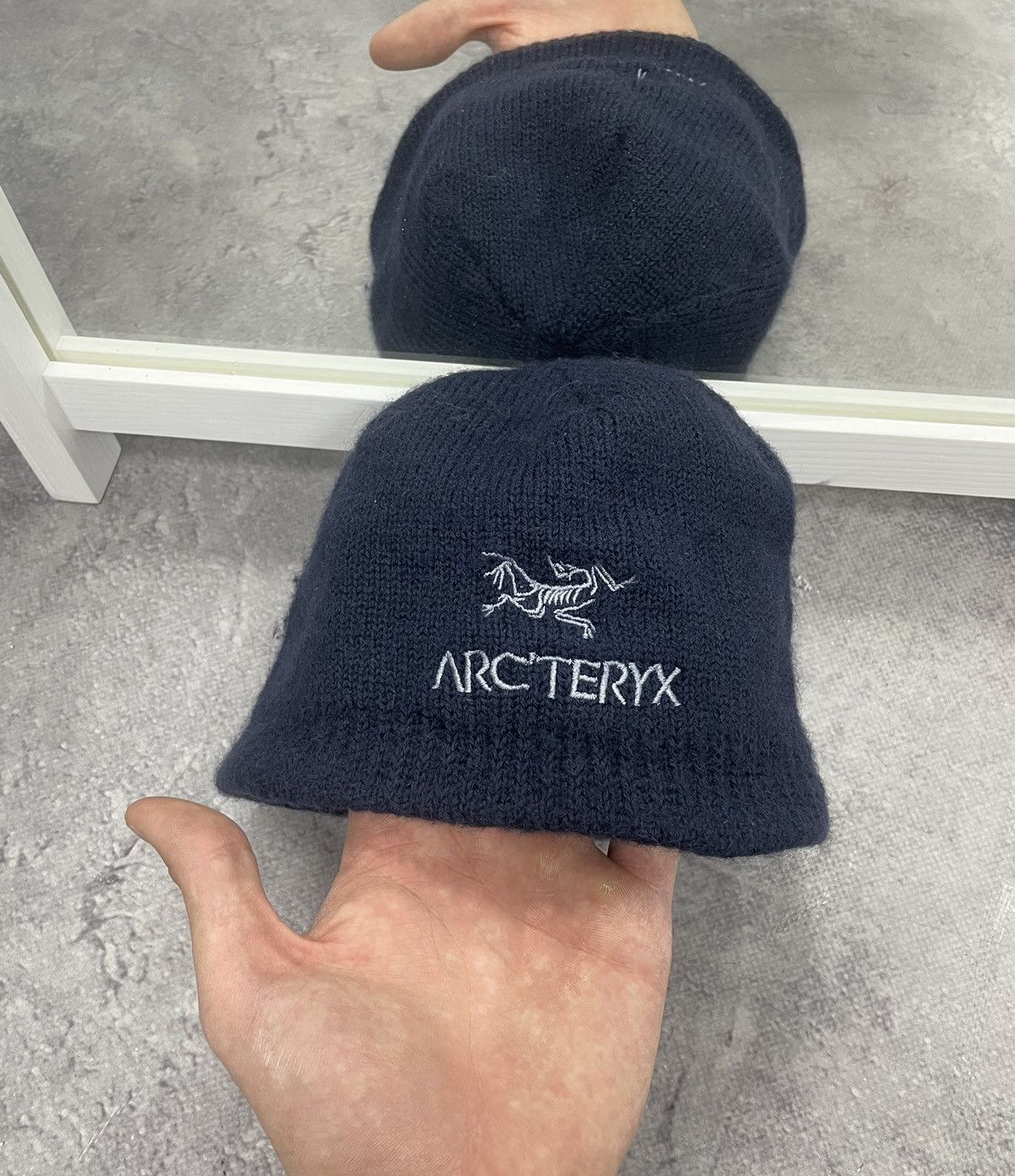 ARC’TERYX CLASSIC BEANIE navy Y2K Arcteryx vintage beanie - Gem