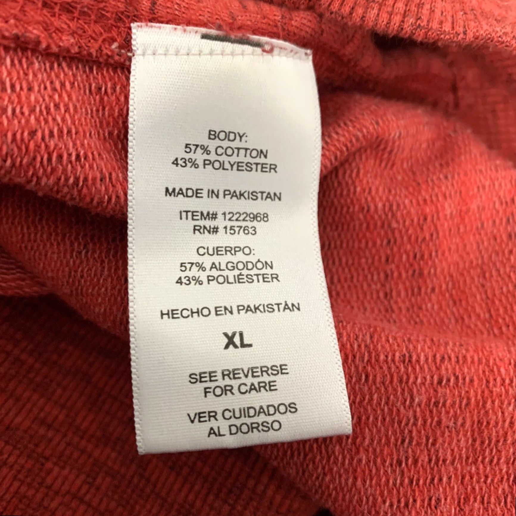 Champion Champion Sweatshirt Mens XL Red Heathered Crew Neck Pullover Cotton Blend Logo Size US XL / EU 56 / 4 - 5 Thumbnail