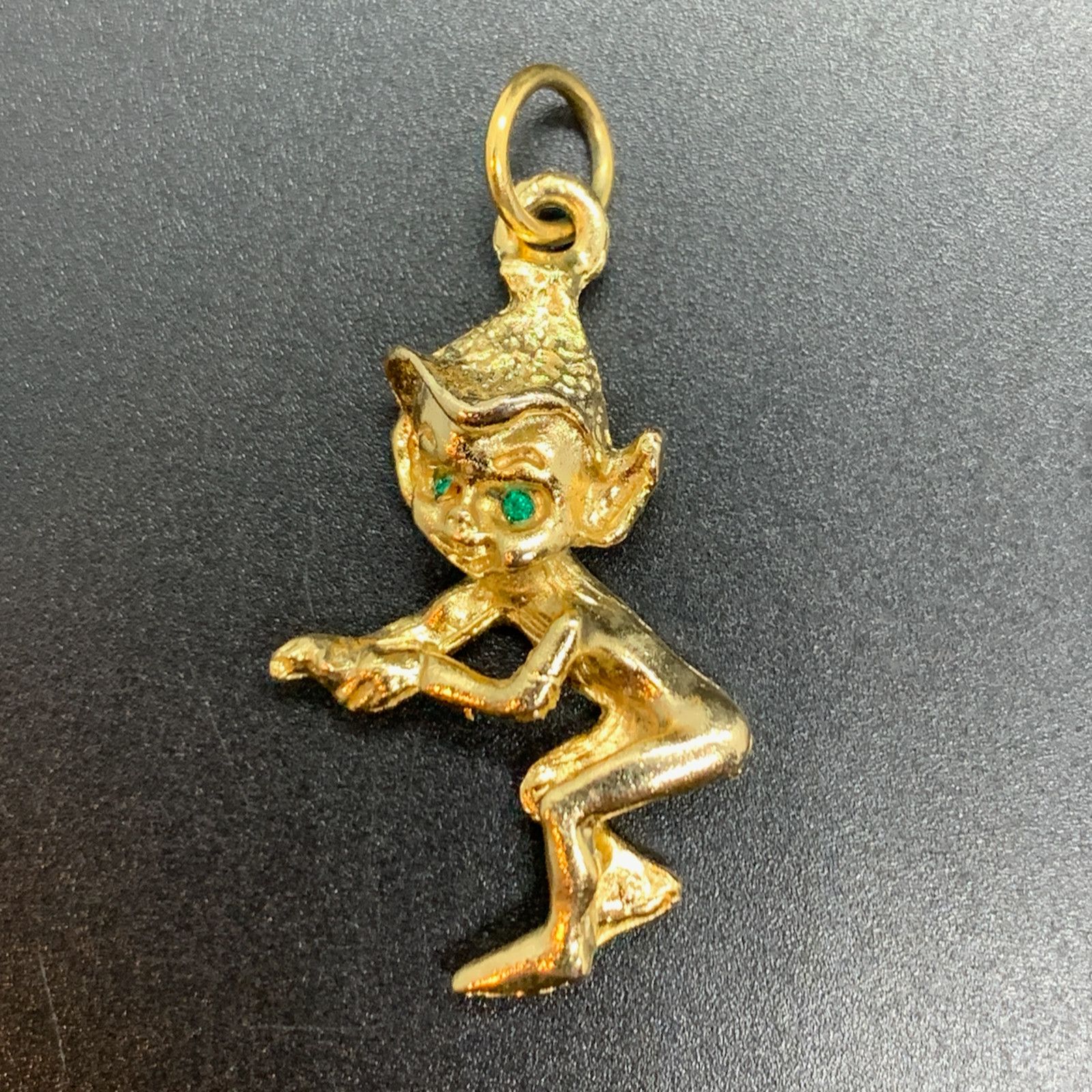 Other Vintage House of Borvani HOBCO Leprechaun Rhinestone Charm Size ONE SIZE - 1 Thumbnail