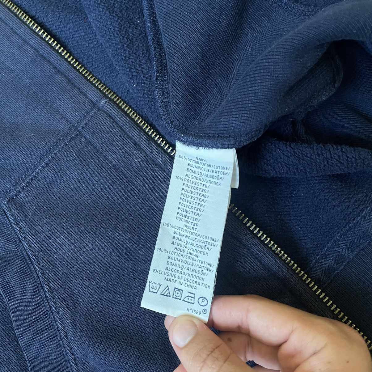 Polo Ralph Lauren × Vintage Vintage Polo Ralph Lauren Zip-Up Hoodie Hype Size US S / EU 44-46 / 1 - 5 Thumbnail