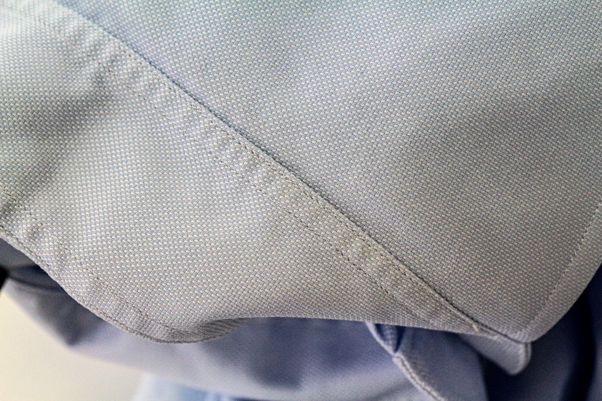Suitsupply 36/14 Blue Cotton Button-Up Long Sleeve Shirt 79088 Size 36R - 9 Thumbnail