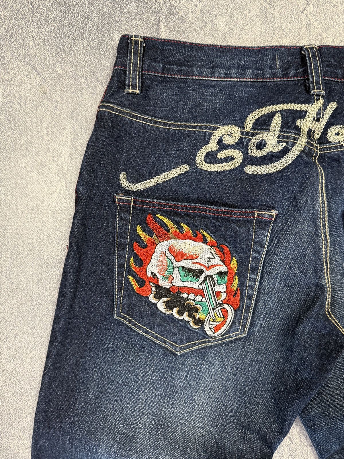 Ed Hardy Ed Hardy Jeans by Christian Audigier Pants Baggy Y2K Size US 32 / EU 48 - 11 Thumbnail
