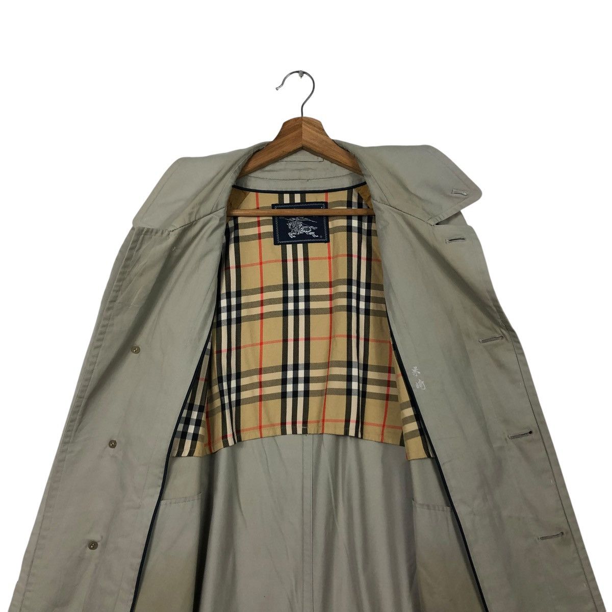 Burberry × Vintage 🔥VINTAGE LONG JACKET BURBERRYS NOVA CHECK BLANKET Size US M / EU 48-50 / 2 - 14 Thumbnail