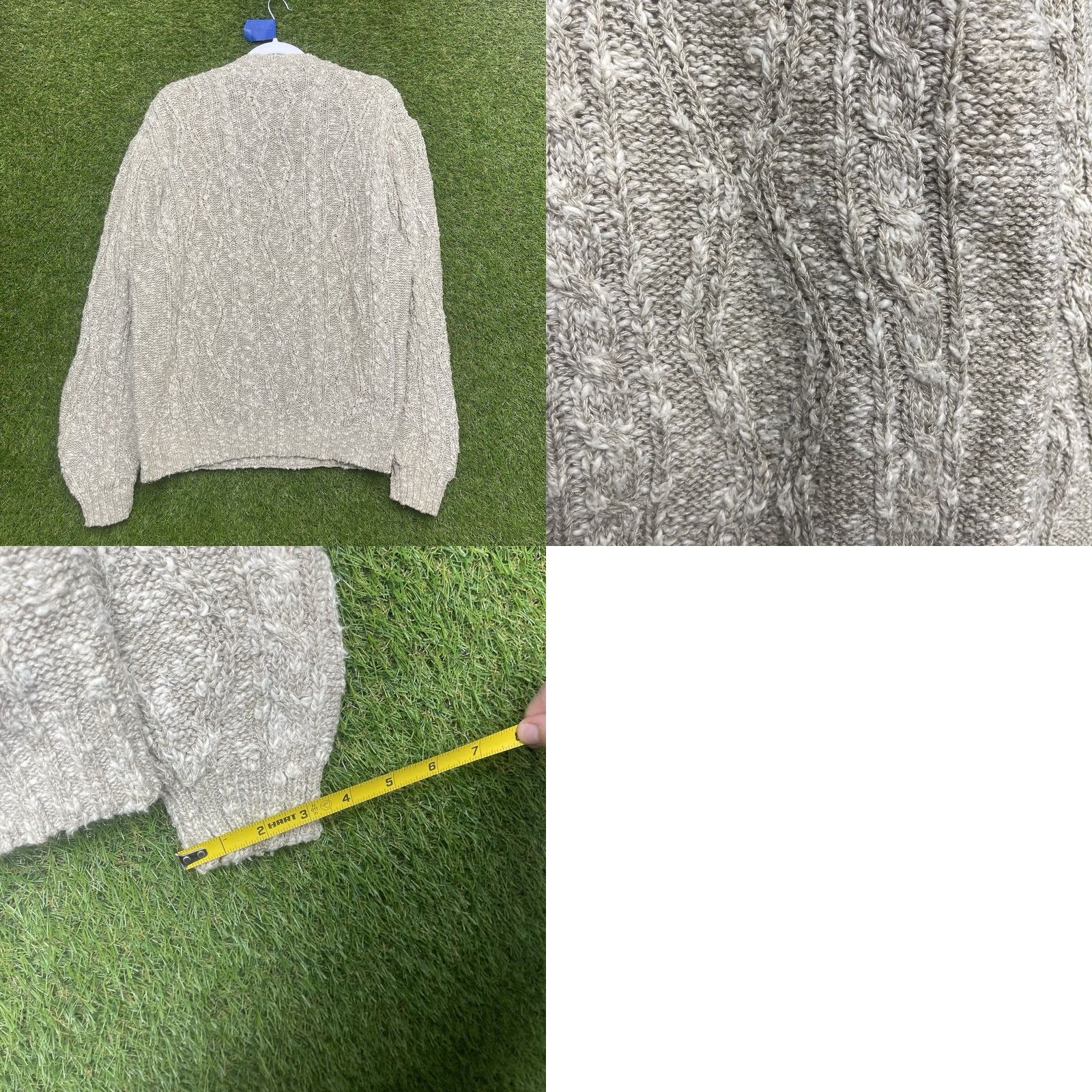 Banana Republic VINTAGE Banana Republic Linen Sweater Mens XL Chunky Knit Beige Cotton Blend Sweater Pullover Crew Neck Long Sleeve Casual 90s Retro Beige Mens XL Size US XL / EU 56 / 4 - 8 Thumbnail