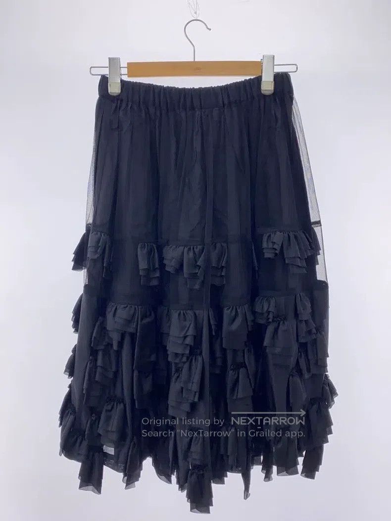 Comme des Garcons Comme Des Garcons size XS Black Retro Design Lace Skirt Size 23" - 2 Thumbnail