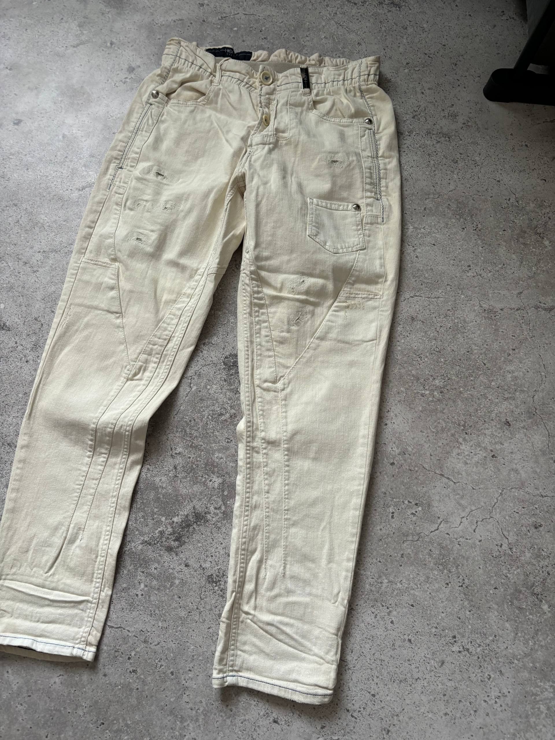 Japanese Brand Avant Garde High Use Patchwork Pants Waxed Cottone Size US 32 / EU 48 - 2 Thumbnail