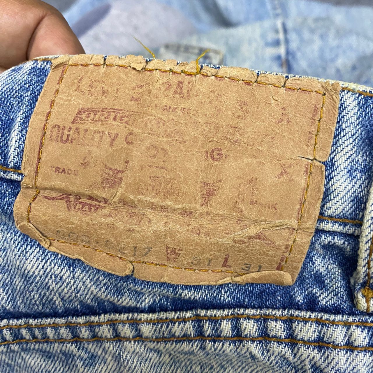 Levi's 💥Best Offer💥Vintage Levis Distressed Denim Size US 30 / EU 46 - 11 Thumbnail