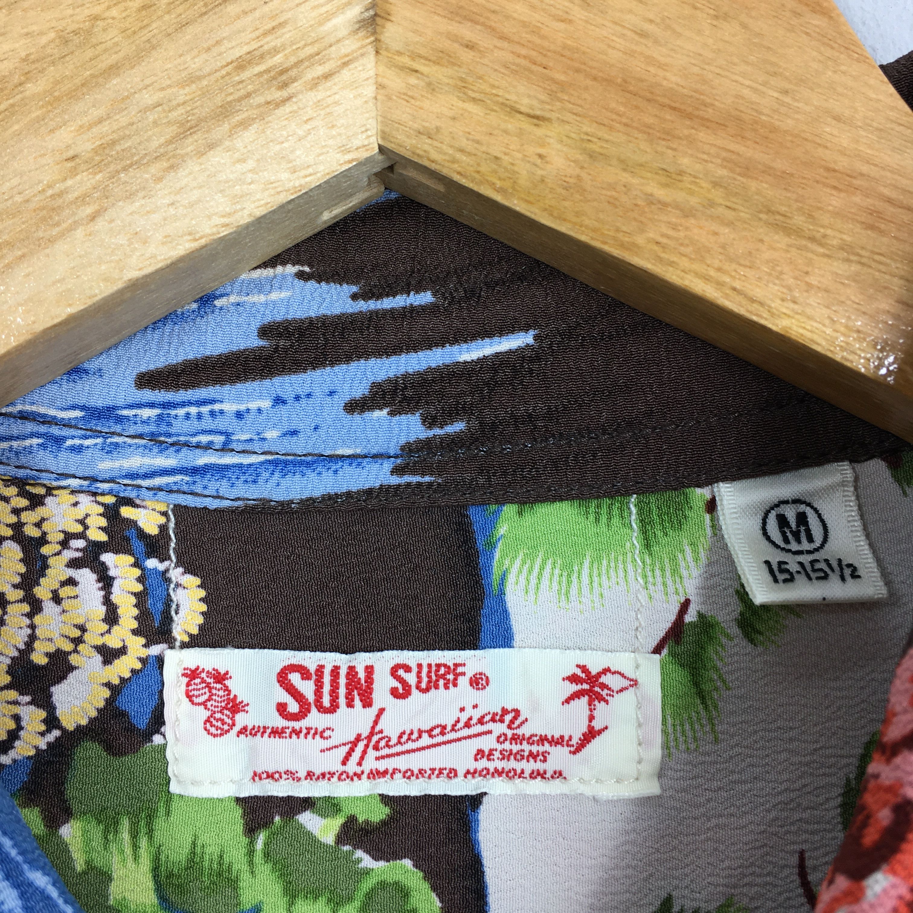 Sun Surf Sun Surf Hawaii Japanese Culture Sakura Rayon Shirt Medium Size US M / EU 48-50 / 2 - 5 Thumbnail