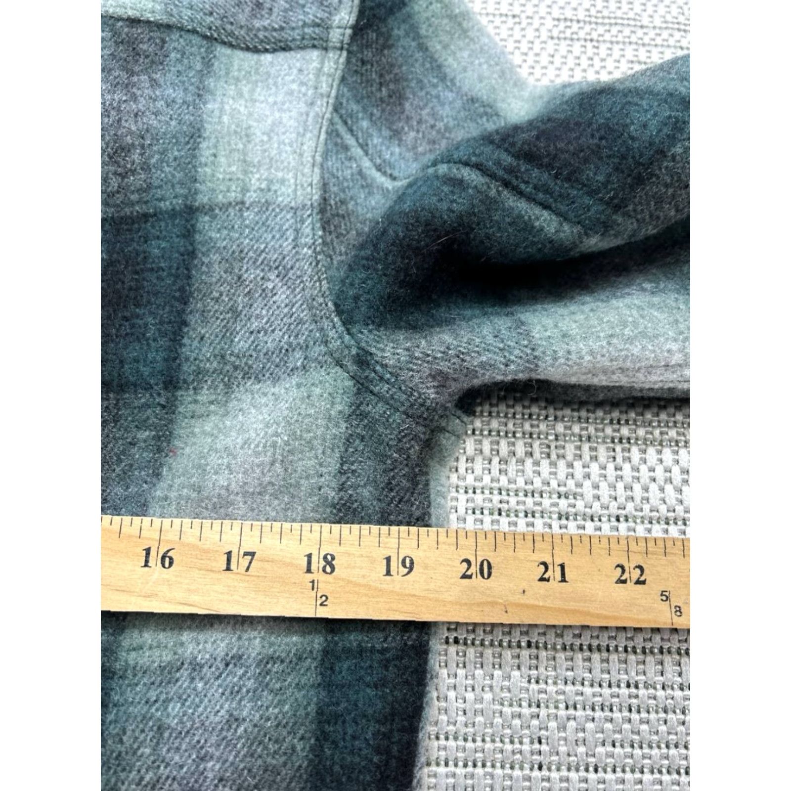 Taylor Stitch Taylor Stitch Jacket Mens 36 XS Blue Wool Over Sized Full Zip New Size US XXS / EU 40 - 7 Thumbnail