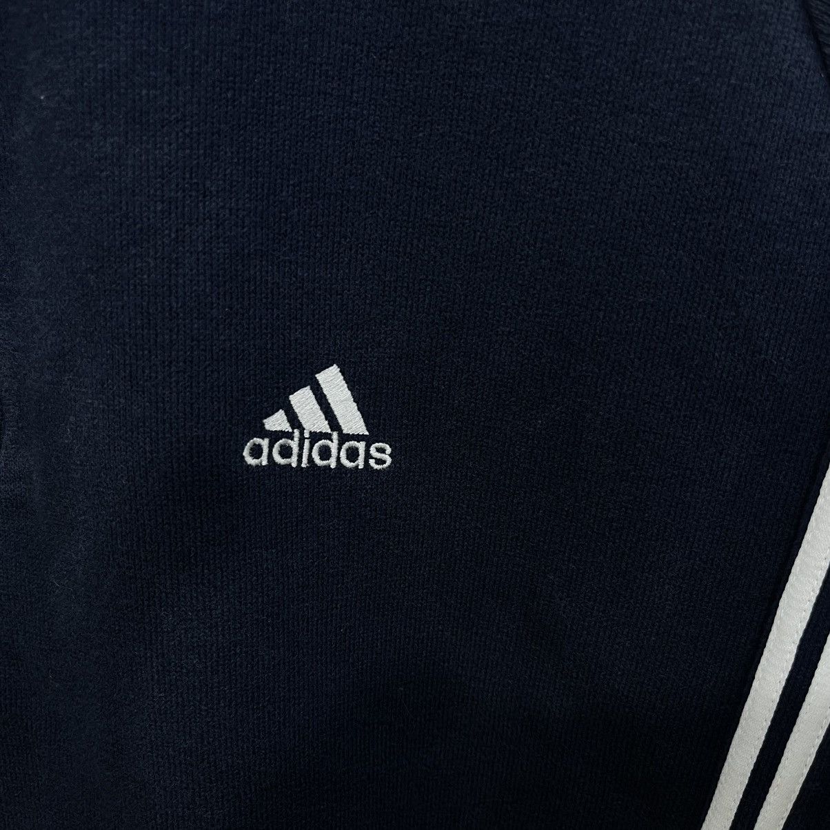 Adidas Vintage adidas y2k sweatshirt halfzip logo embroidery rare! Size US M / EU 48-50 / 2 - 4 Thumbnail