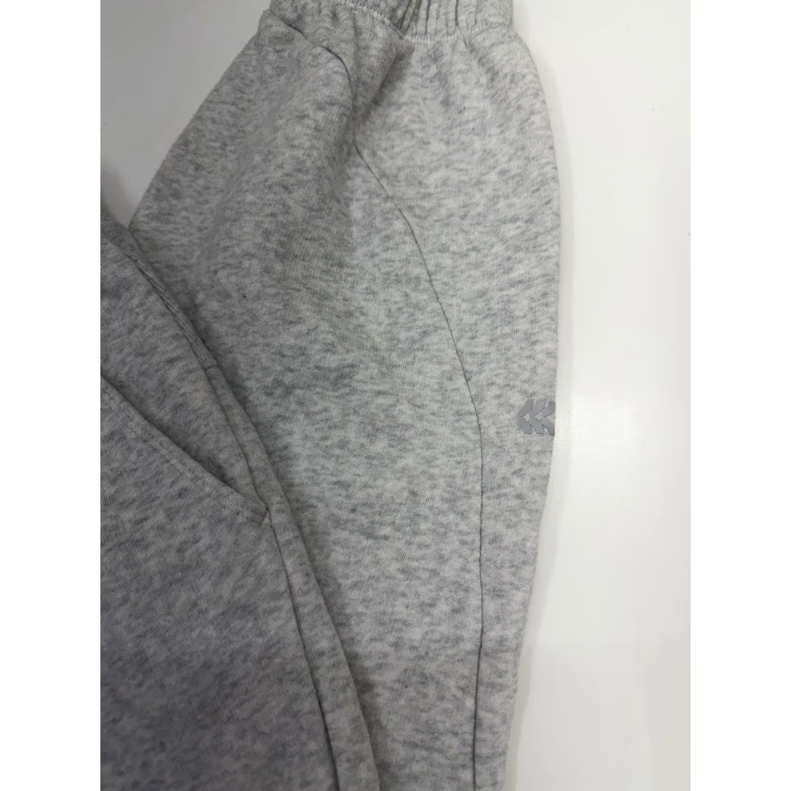 Vintage All In Motion Womens Sweatpants Size Large Heathered Gray Jogger Drawstring Pants Regular Womens Large Gray Jogger Drawstring Size 36" / US 14 / IT 50 - 4 Thumbnail