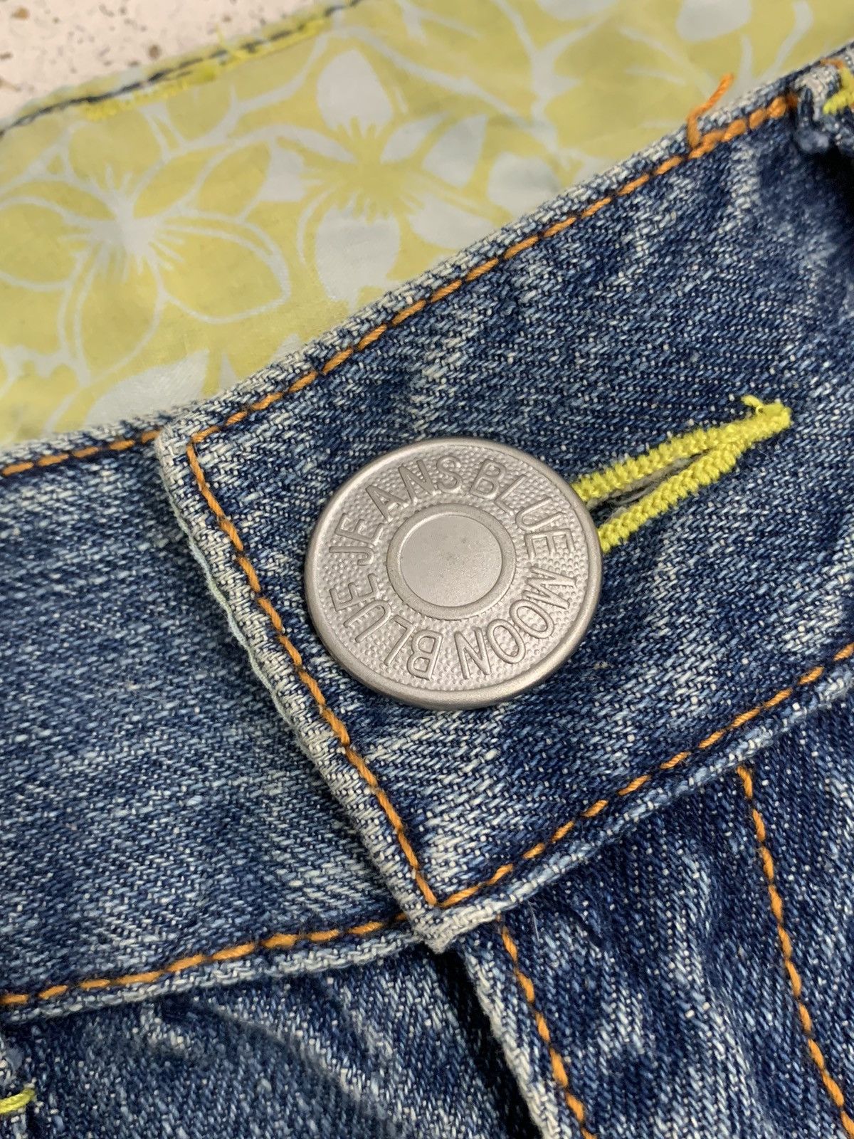 Blue Blue Japan × Japanese Brand Blue Moon Blue Japan Heavy Stiching Buckle Back Surf Style Size US 29 - 9 Thumbnail