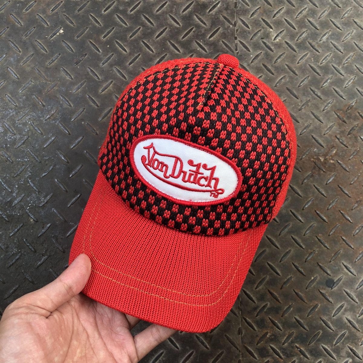 Vintage Vintage Von Dutch Knitwear Trucker Hat Size ONE SIZE - 3 Thumbnail