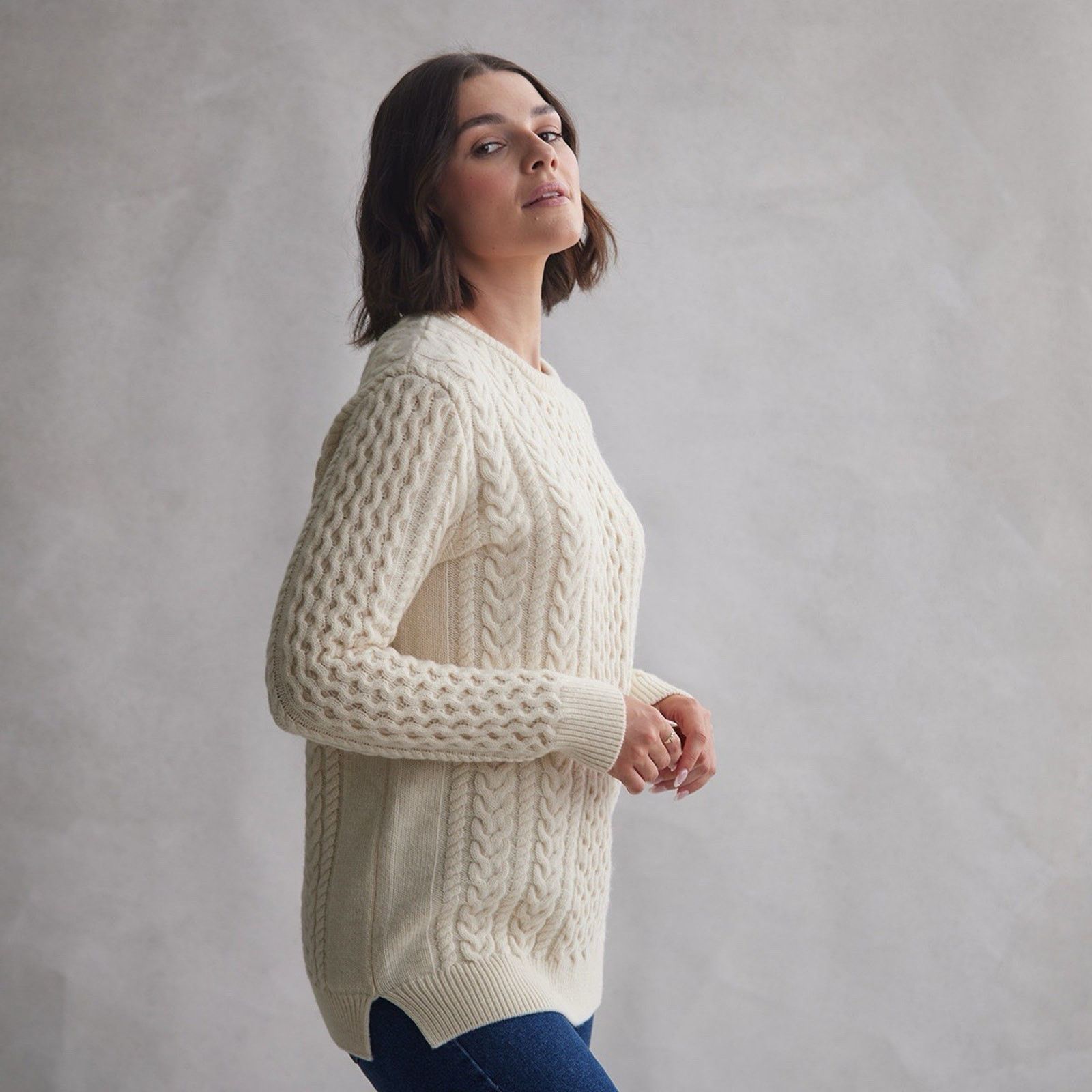 kilkenny design heritage collection Wool Fisherman Sweater