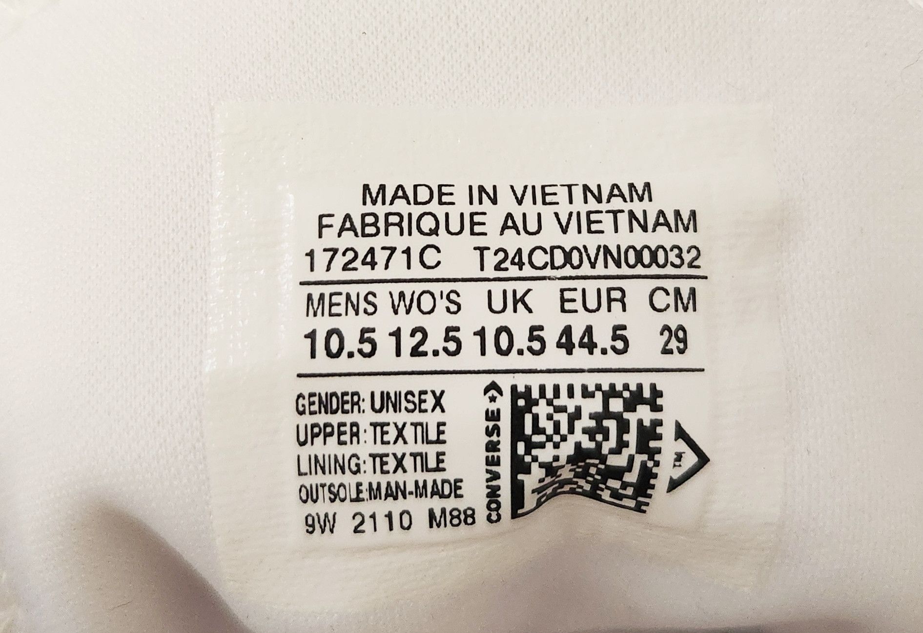 Vans Converse Chuck Taylor All Star CX Regional Create 172471C Size US 10.5 / EU 43-44 - 10 Thumbnail