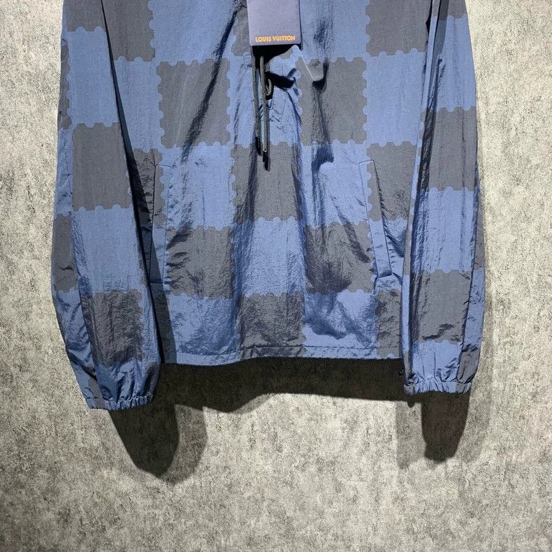 Louis Vuitton Louis Vuitton Blue Checkerboard jacket 2501-Nextarrow Size US M / EU 48-50 / 2 - 7 Thumbnail