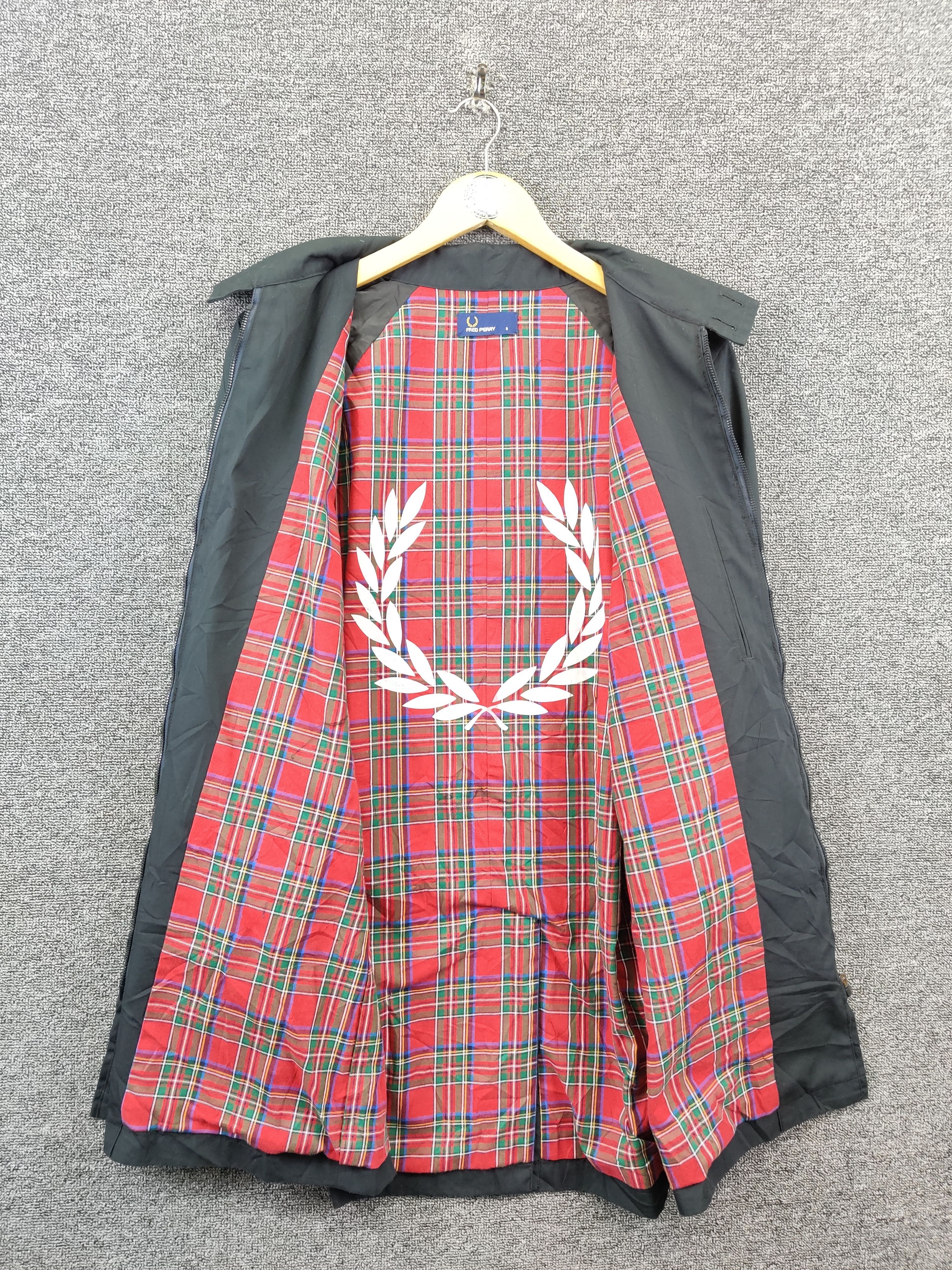 Fred Perry Vintage Fred Perry Checkered Long Jacket Size US S / EU 44-46 / 1 - 7 Thumbnail