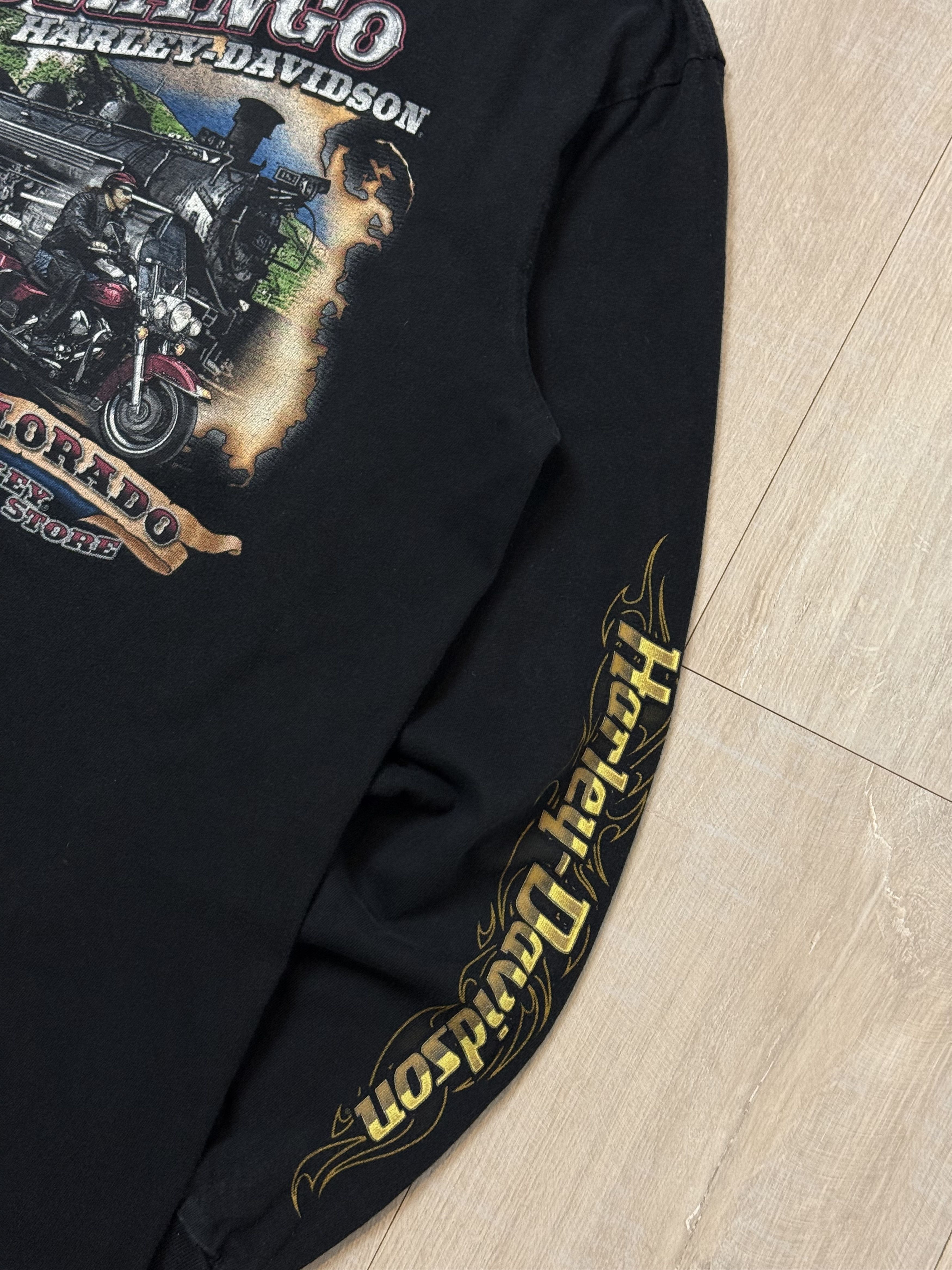 Harley Davidson Harley Davidson Eagles Durango Silverton Colorado Long Sleev Size US L / EU 52-54 / 3 - 11 Thumbnail