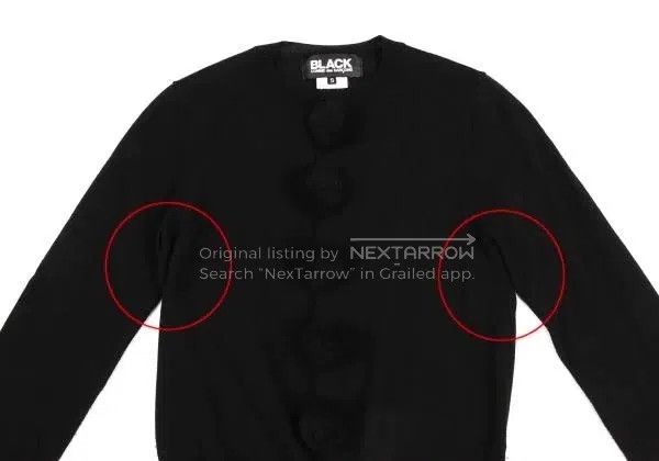 Comme des Garcons Comme Des Garcons Black retro ball knitted coat Size S / US 4 / IT 40 - 5 Thumbnail