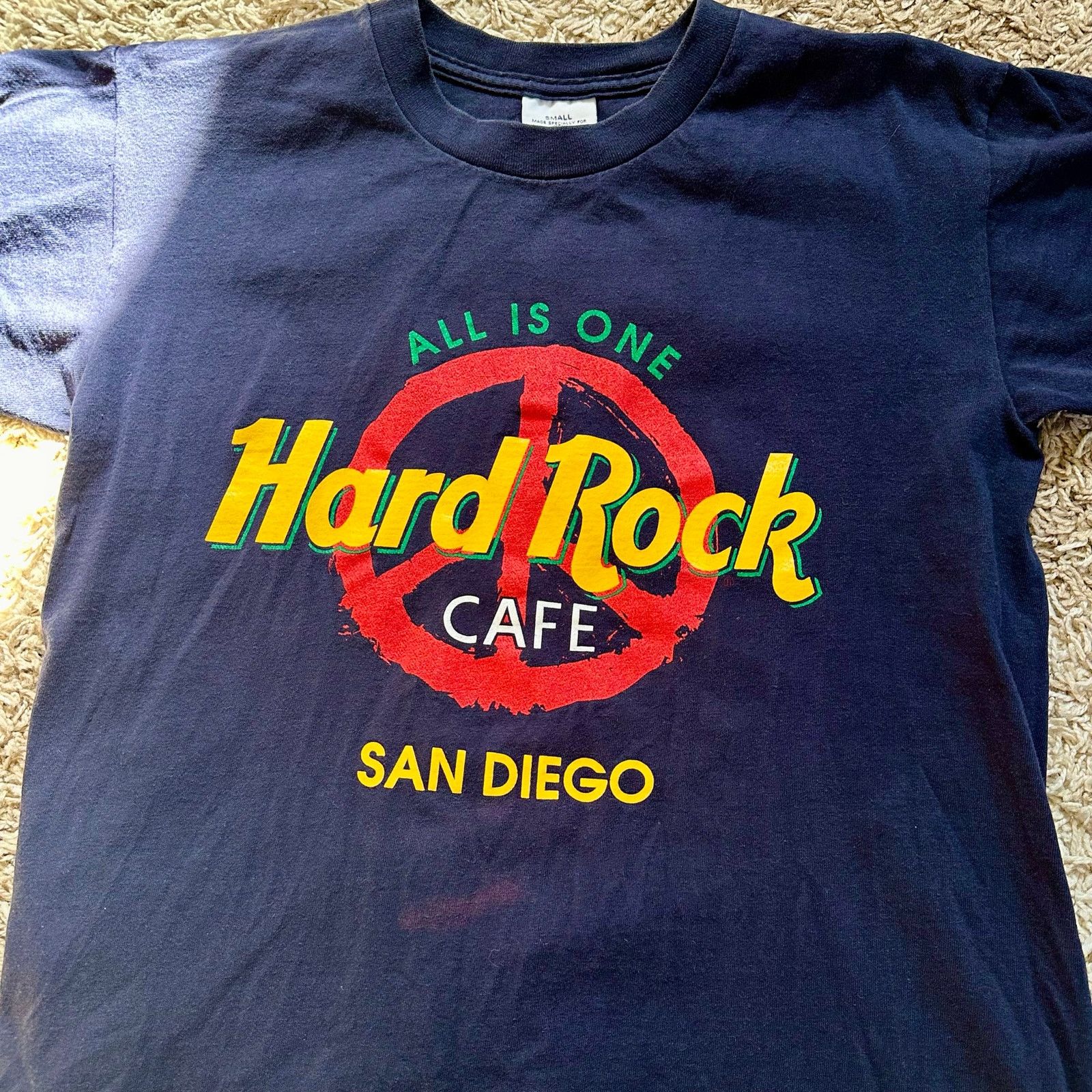 Hard Rock Cafe Vintage Hard Rock Cafe San Diego Navy T-shirt Tee Made USA Size US S / EU 44-46 / 1 - 7 Thumbnail