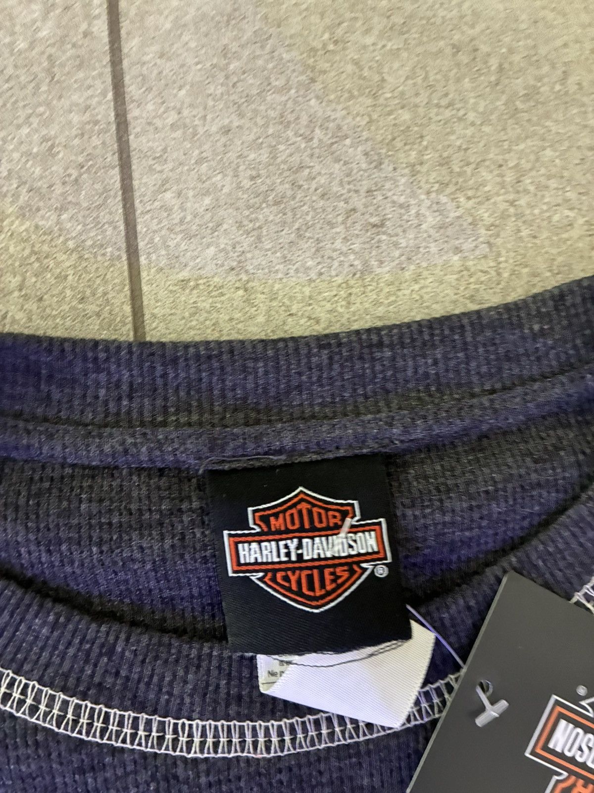 Harley Davidson Harley Davidson Thermal Long Sleeve Shirt Gray Size M Size US M / EU 48-50 / 2 - 3 Thumbnail