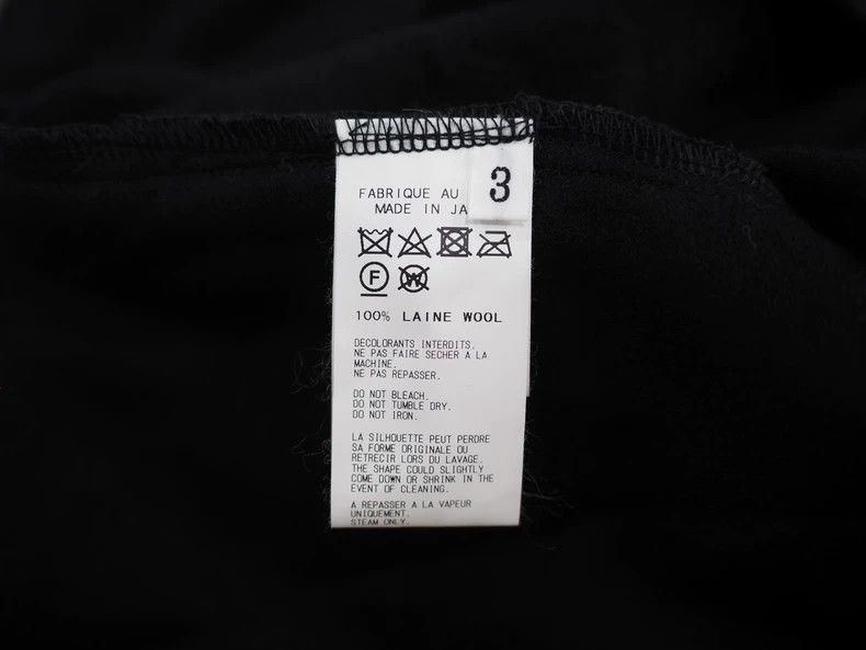 Yohji Yamamoto Yohji Yamamoto size 3 Black Wool Sleeveless Hooded Vest 250 Size 36R - 4 Thumbnail
