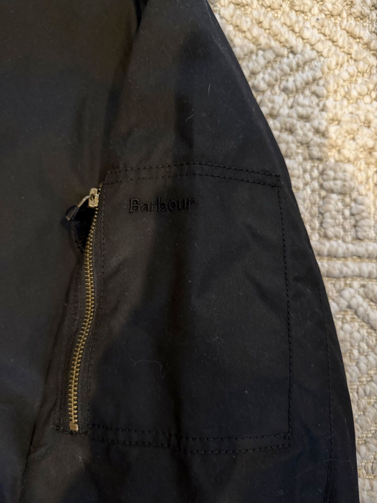 Barbour Barbour Hanger Deck Waxed Jacket - Black - Large Size US L / EU 52-54 / 3 - 3 Thumbnail