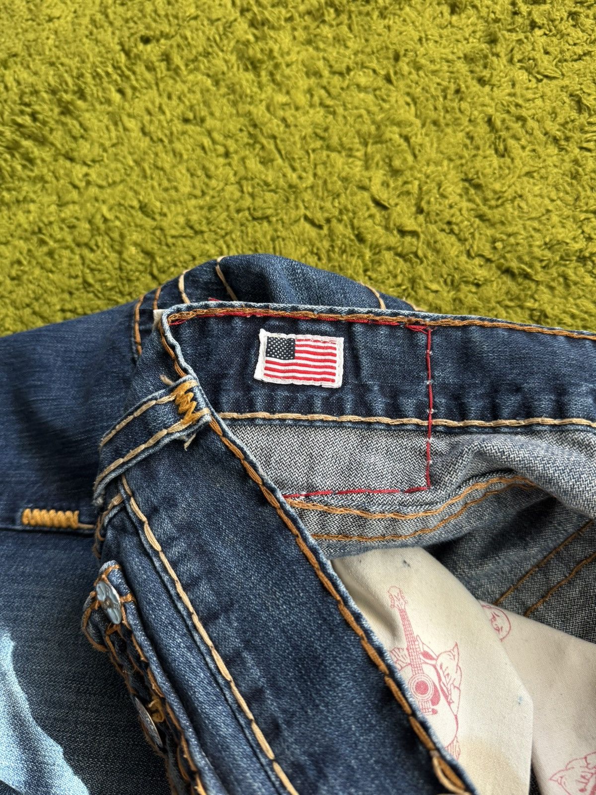 True Religion 🇺🇸 True Religion Y2K style made in USA wide leg jeans denim Size US 34 / EU 50 - 8 Thumbnail