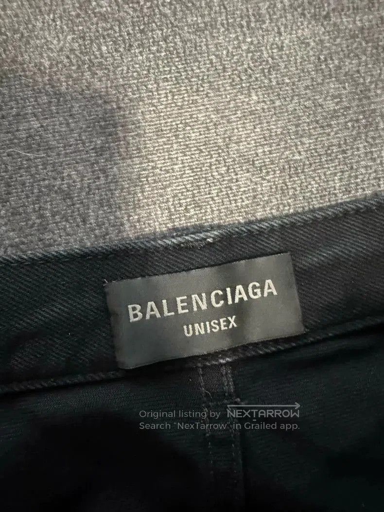Balenciaga Balenciaga 25 Black Waxed Jeans. Size US 26 / EU 42 - 3 Thumbnail